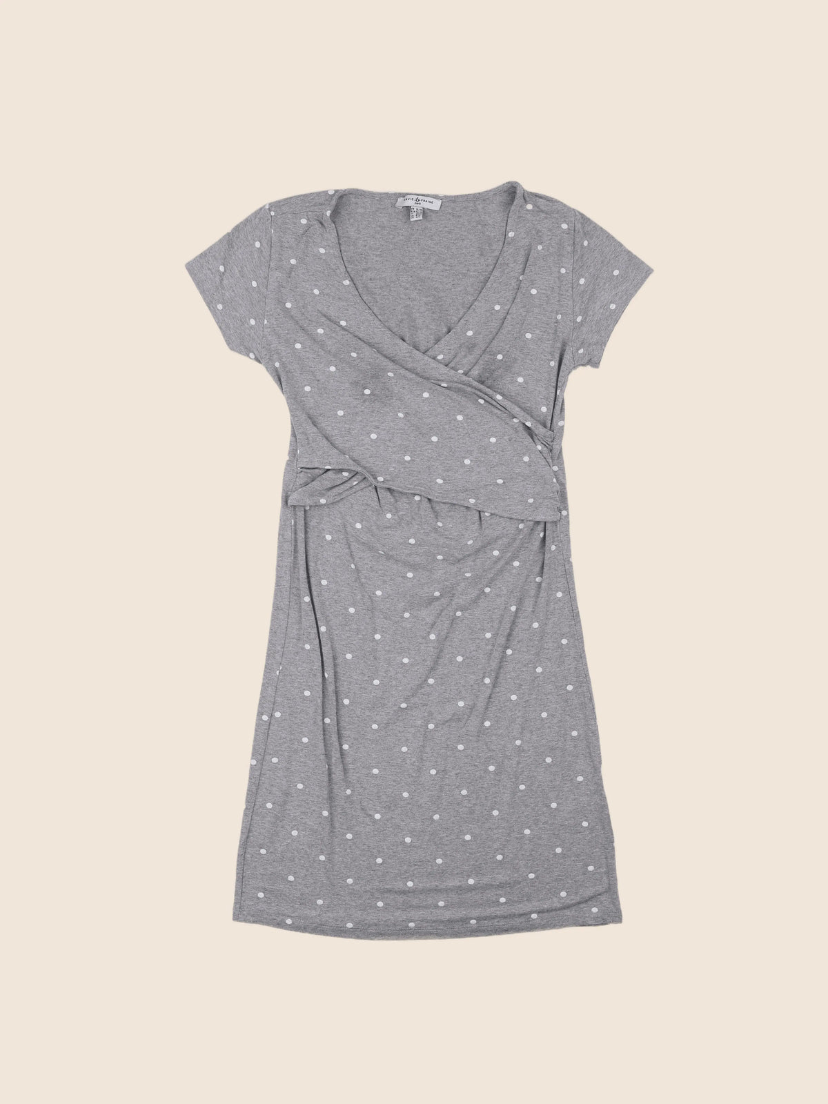 Envie de fraise - robe grossesse gris - 36 à 38
