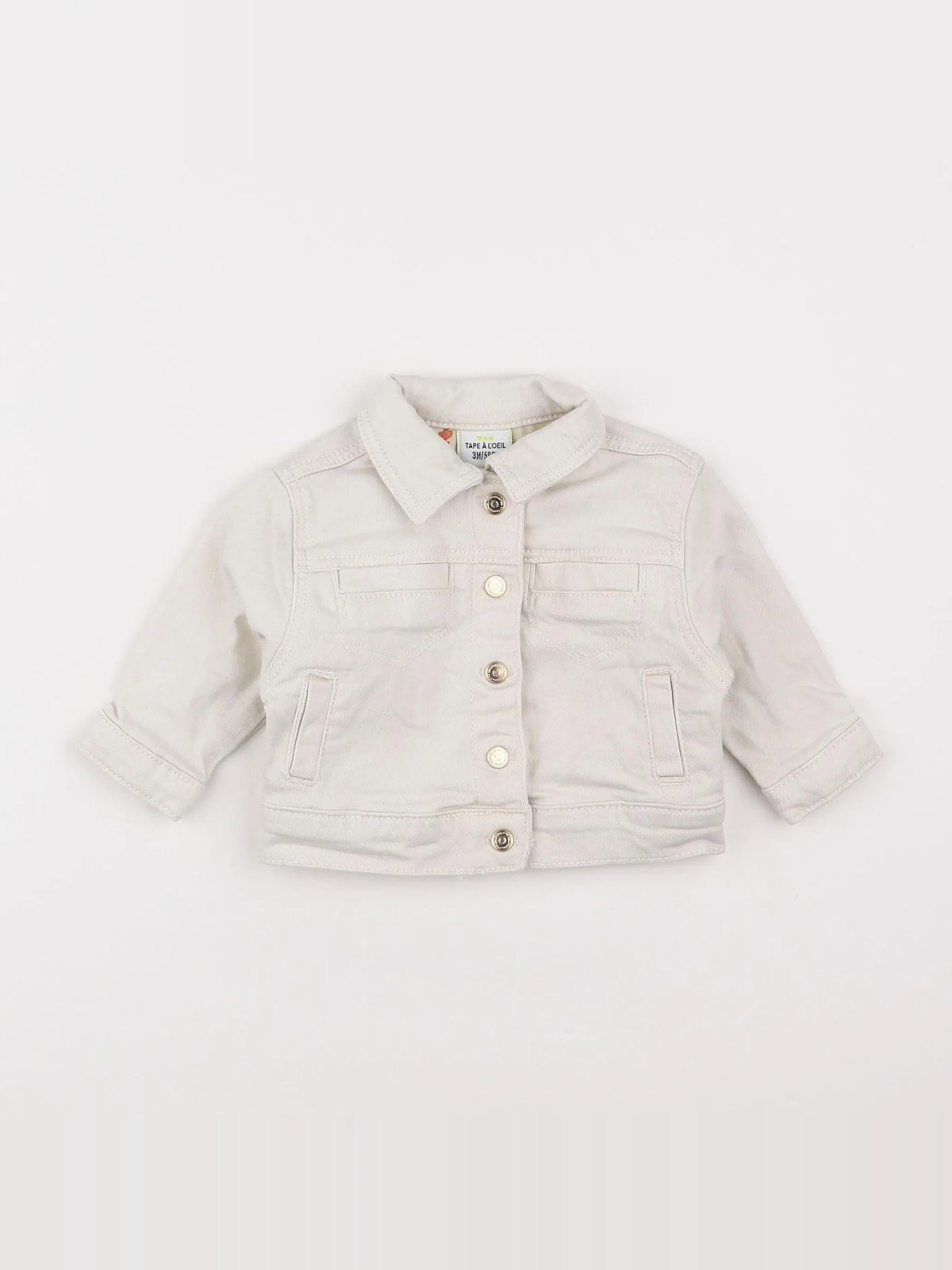 Tape à l'oeil - veste blanc - 3 mois