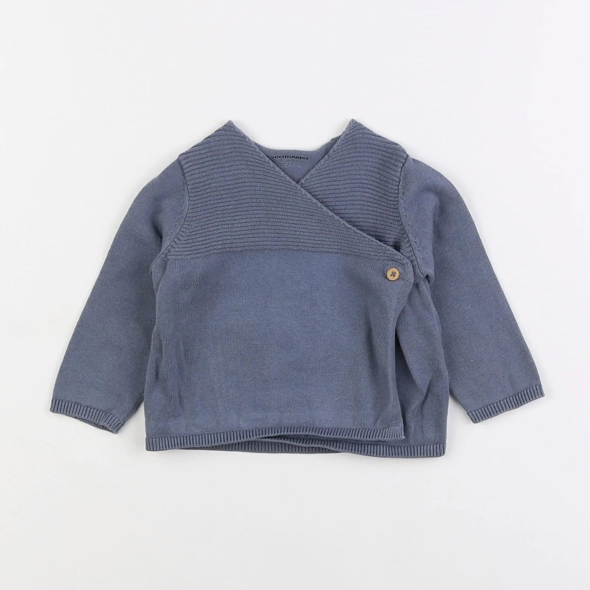 Vertbaudet - gilet gris - 6 mois