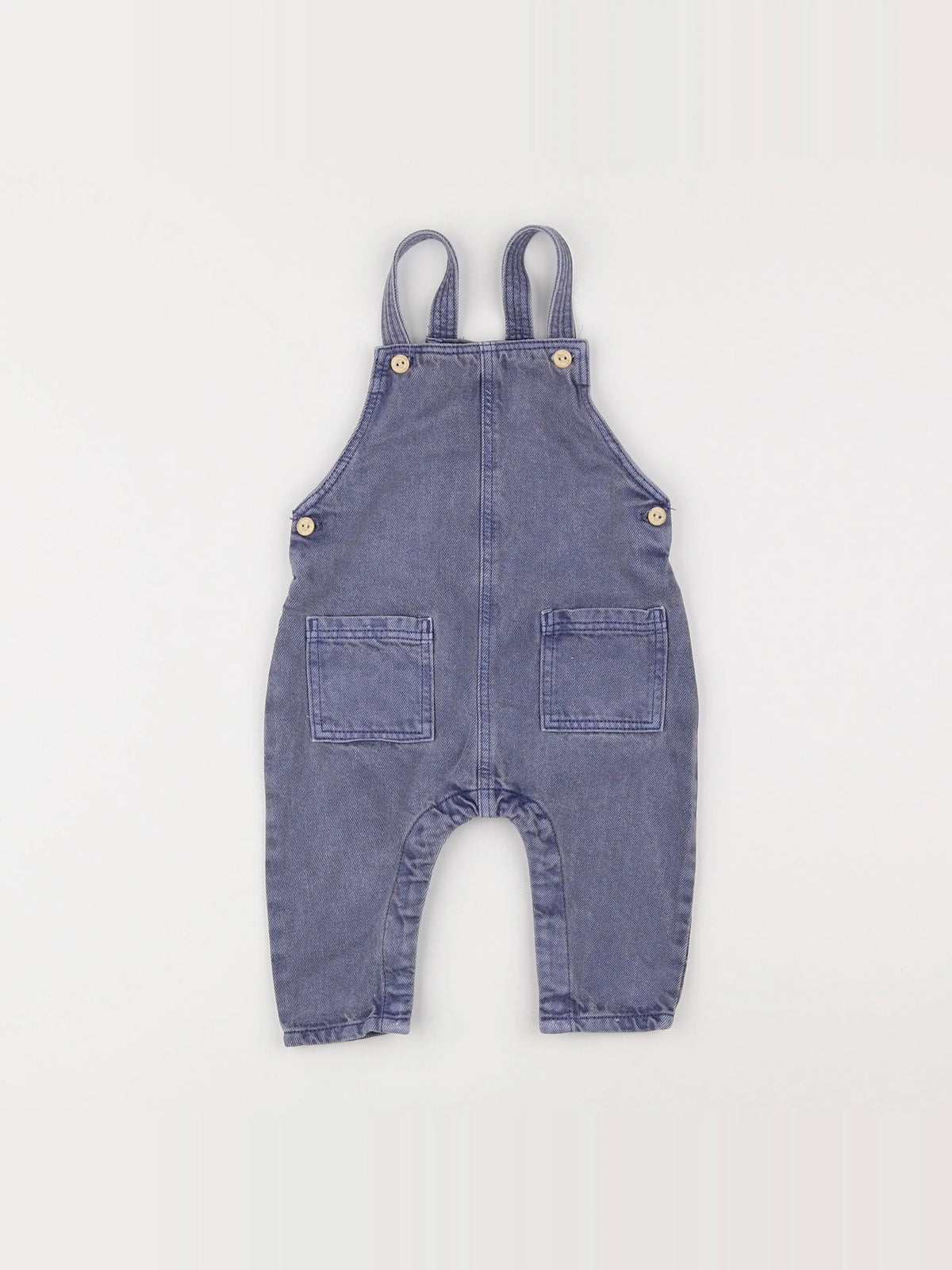 H&M - salopette bleu - 3/6 mois