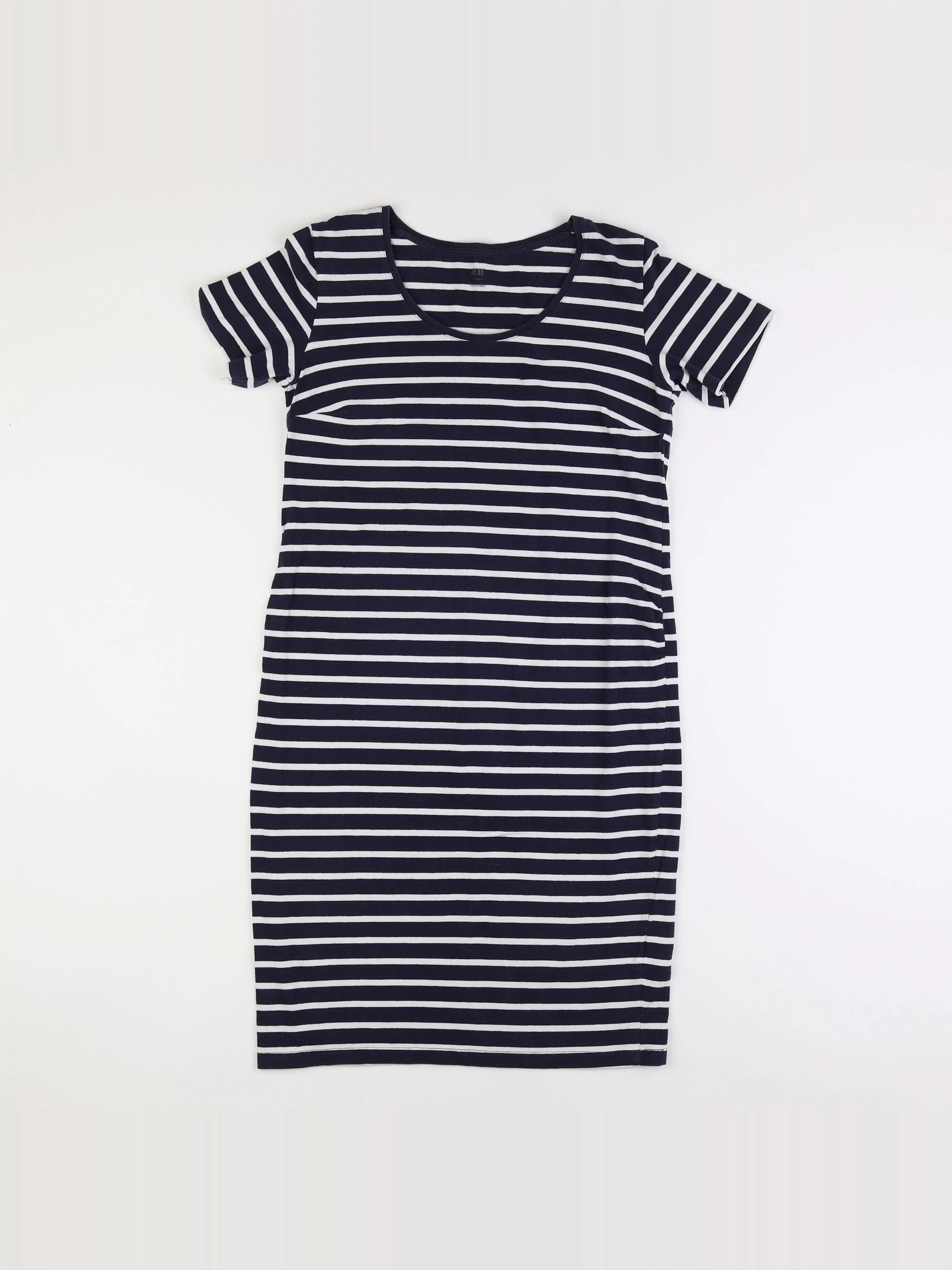H&M - robe grossesse bleu - 38