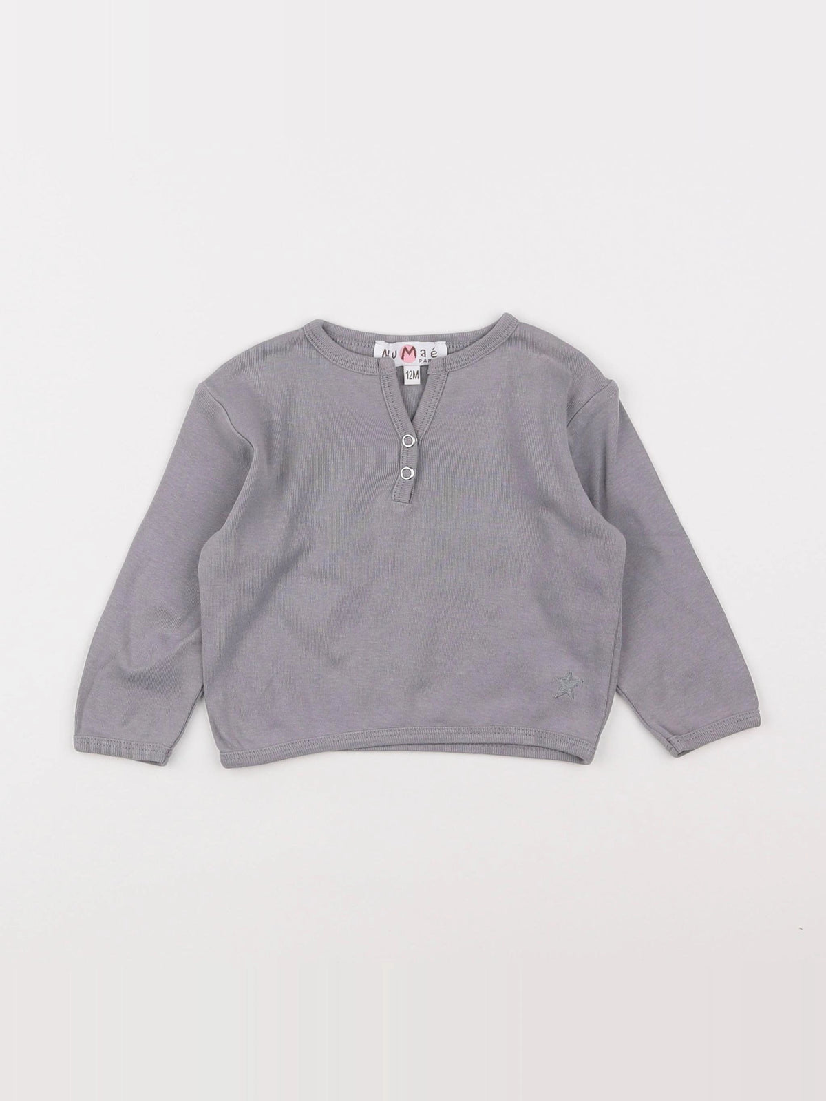 Numae - tee-shirt gris - 12 mois