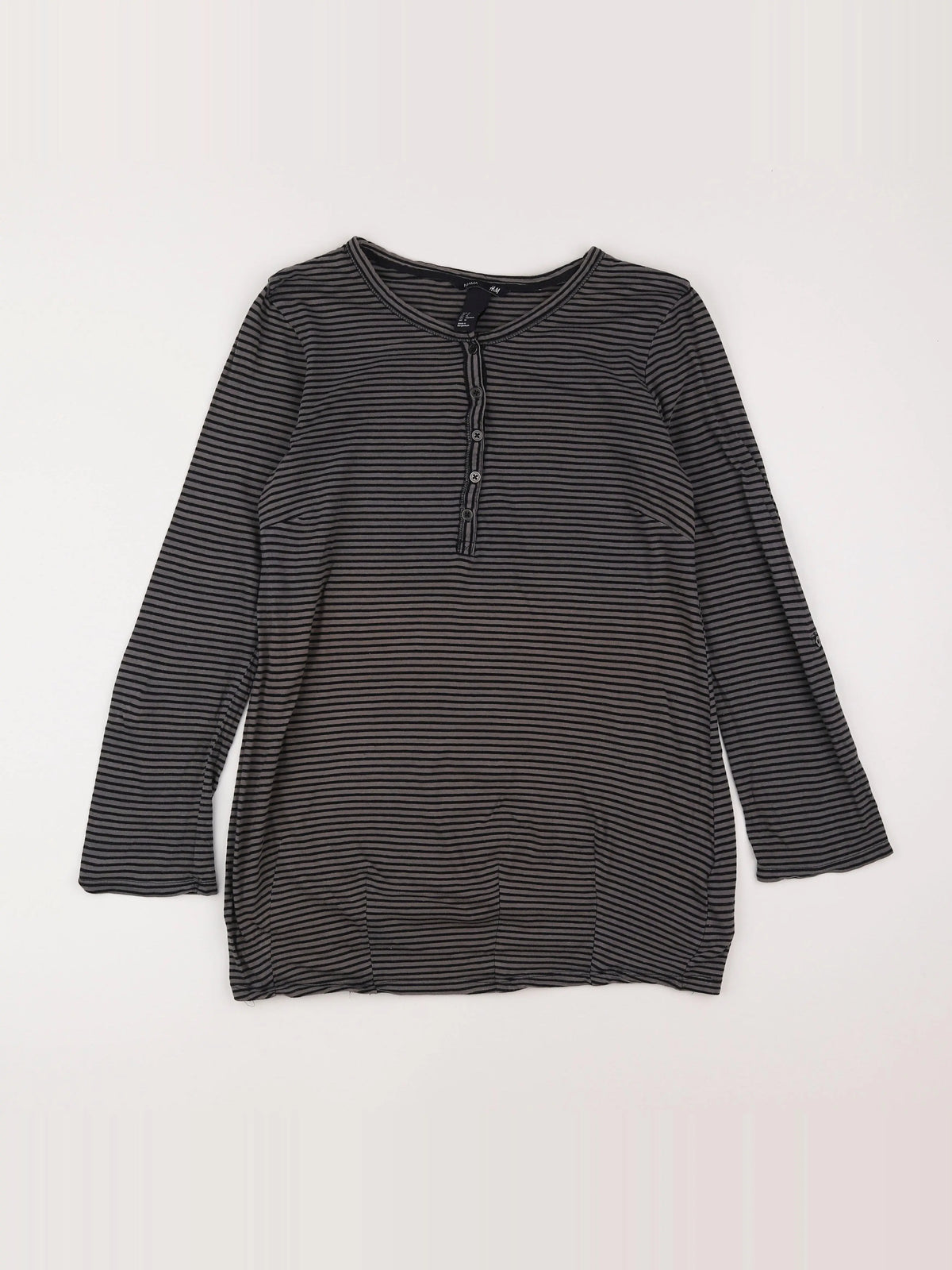 H&M - tee-shirt grossesse gris - 38