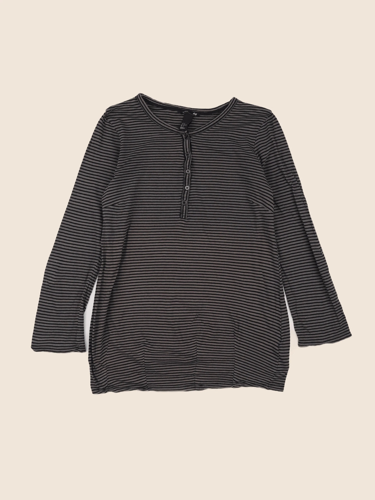H&M - tee-shirt grossesse gris - 38