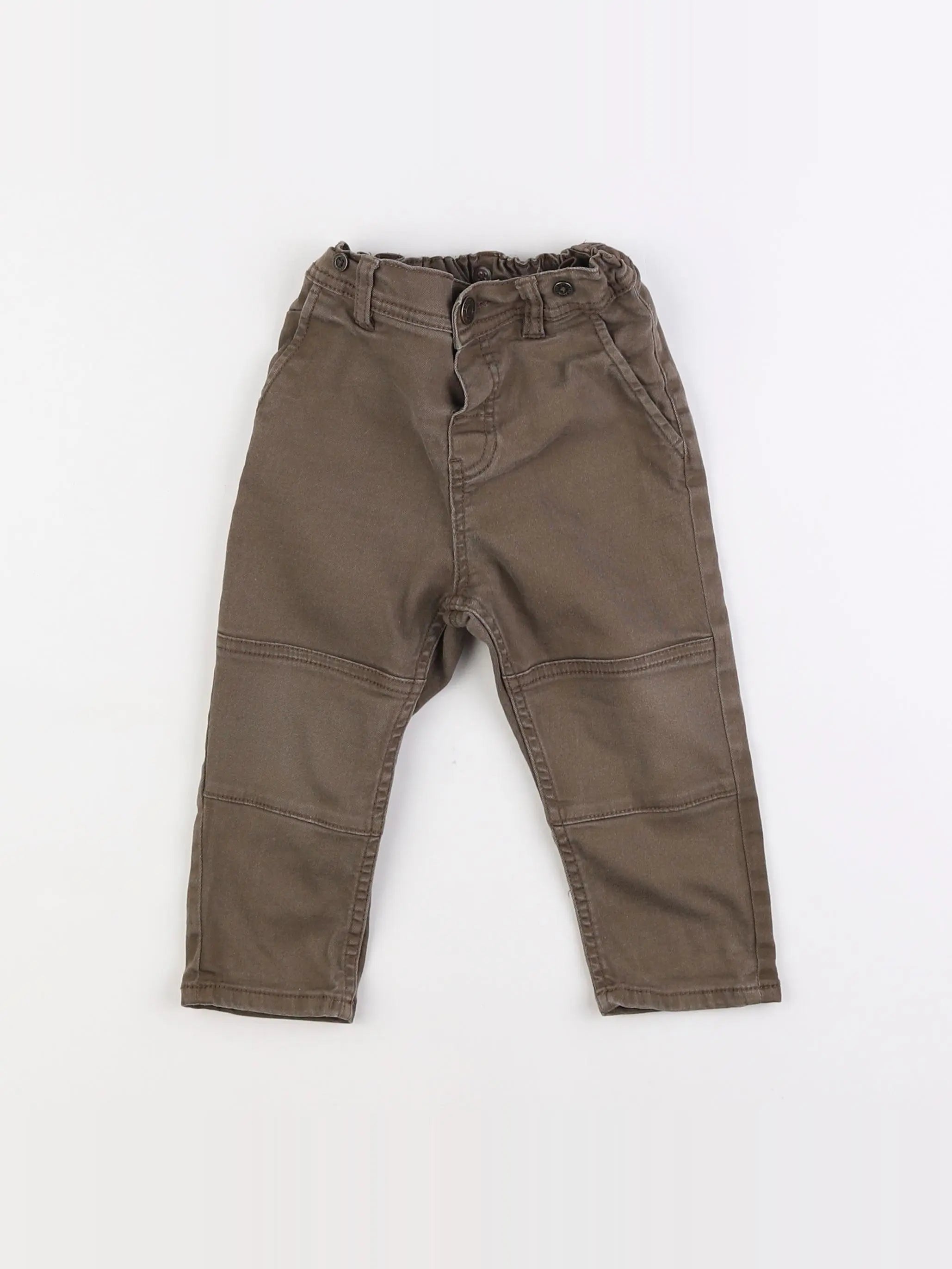 H&M - jean marron - 12/18 mois