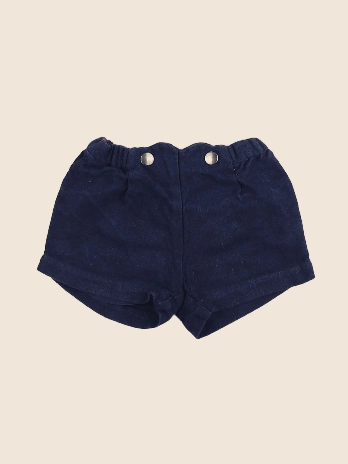 Eden & Victor - short bleu - 6 mois