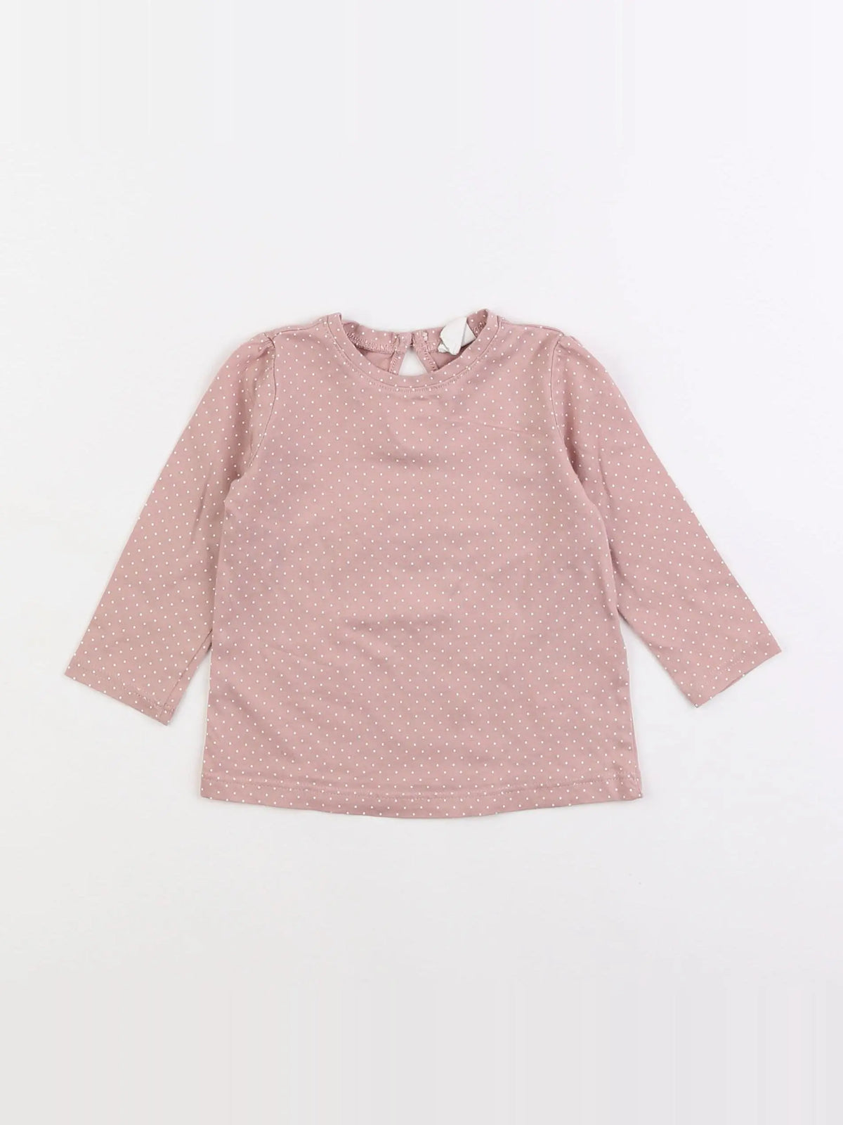 H&M - tee-shirt rose - 6 mois