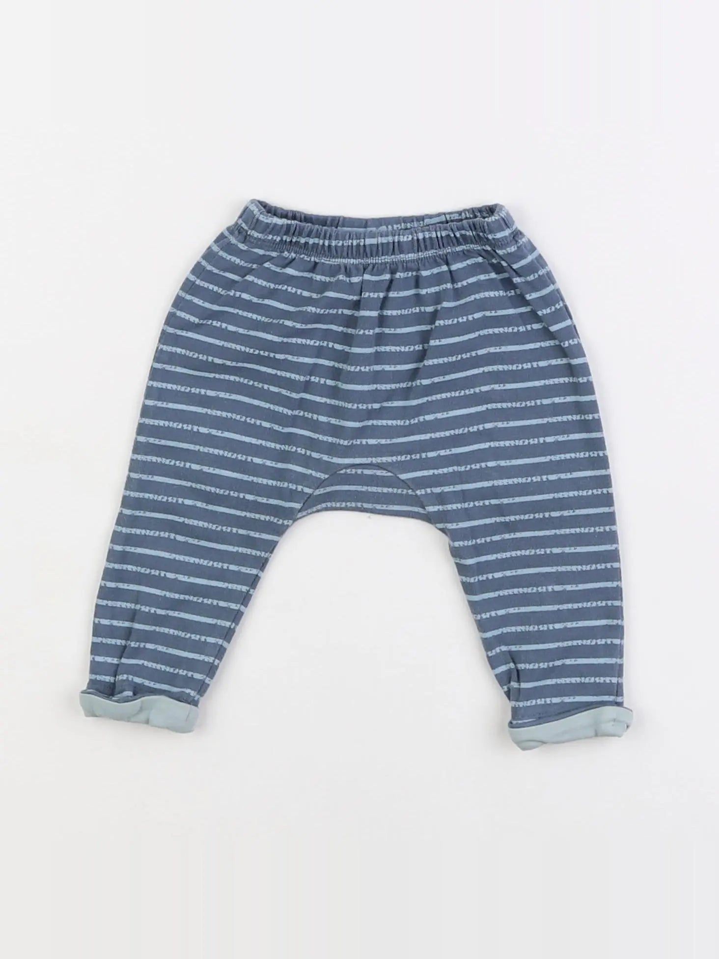 Noukie's - sarouel bleu - 3 mois