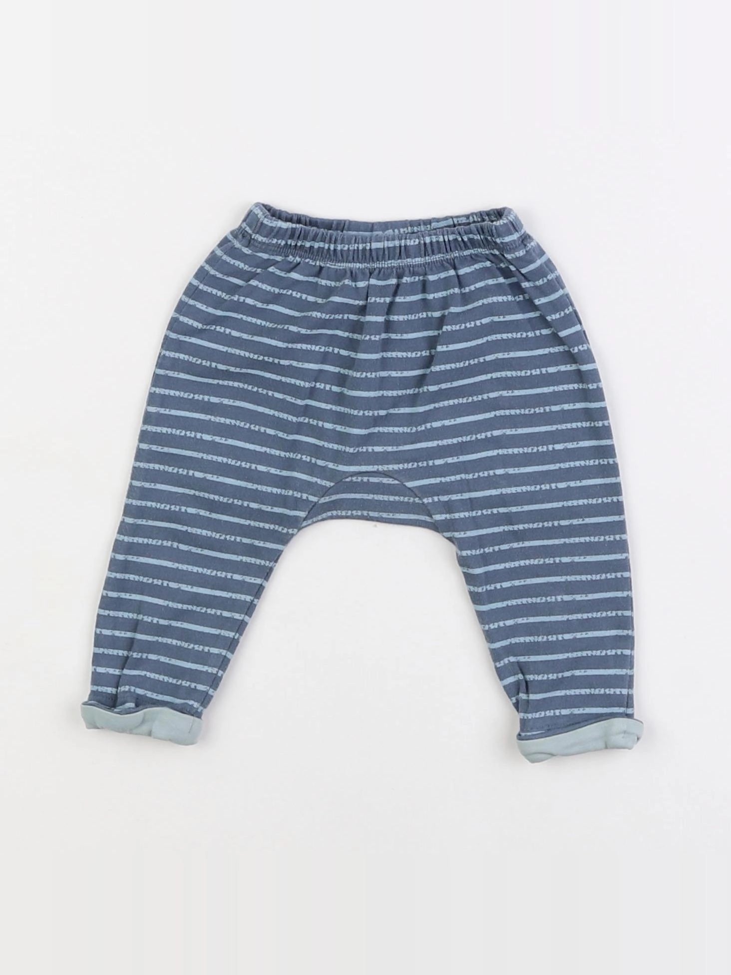 Noukie's - sarouel bleu - 3 mois