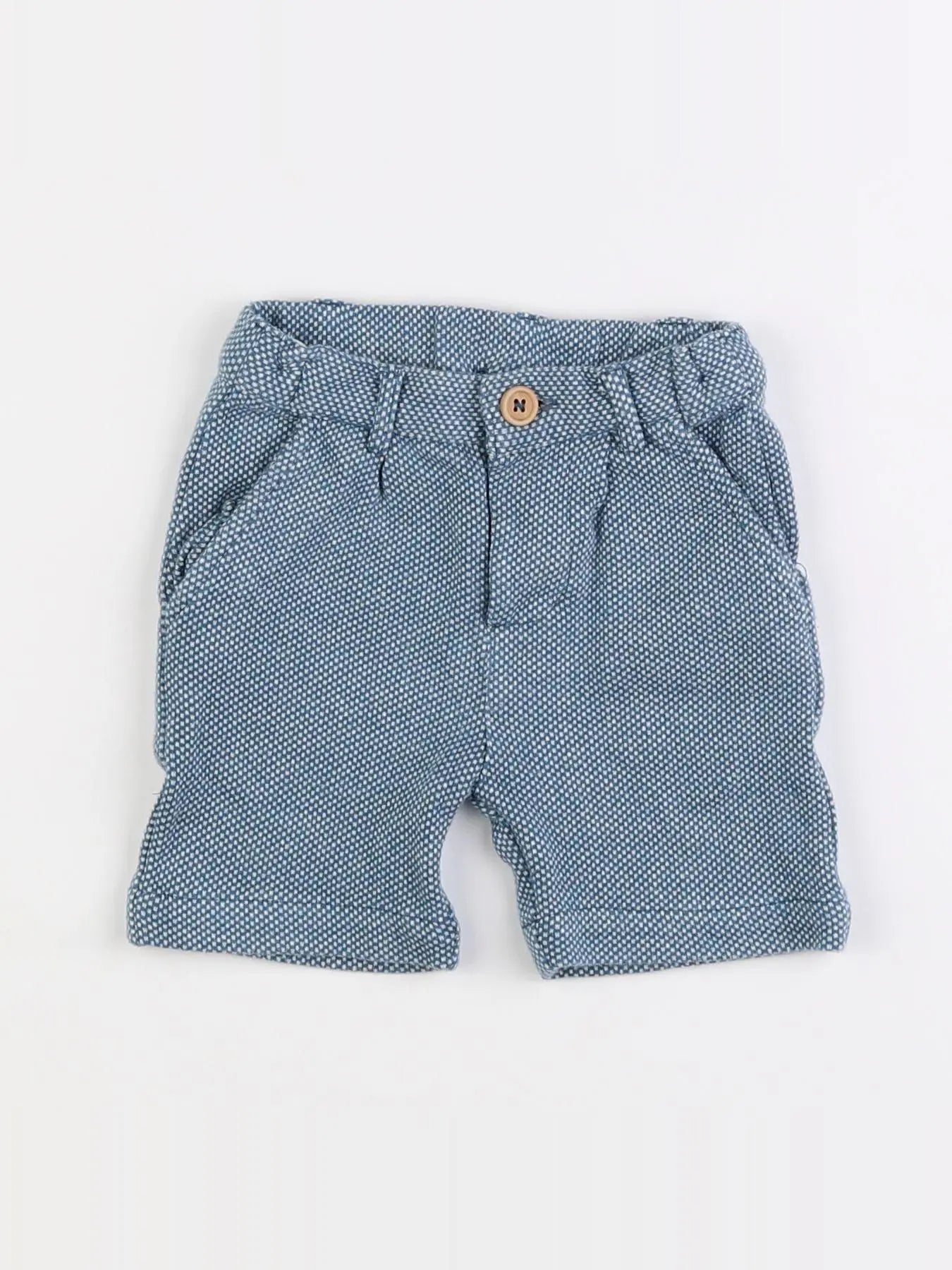 Noppies - short bleu - 12 mois