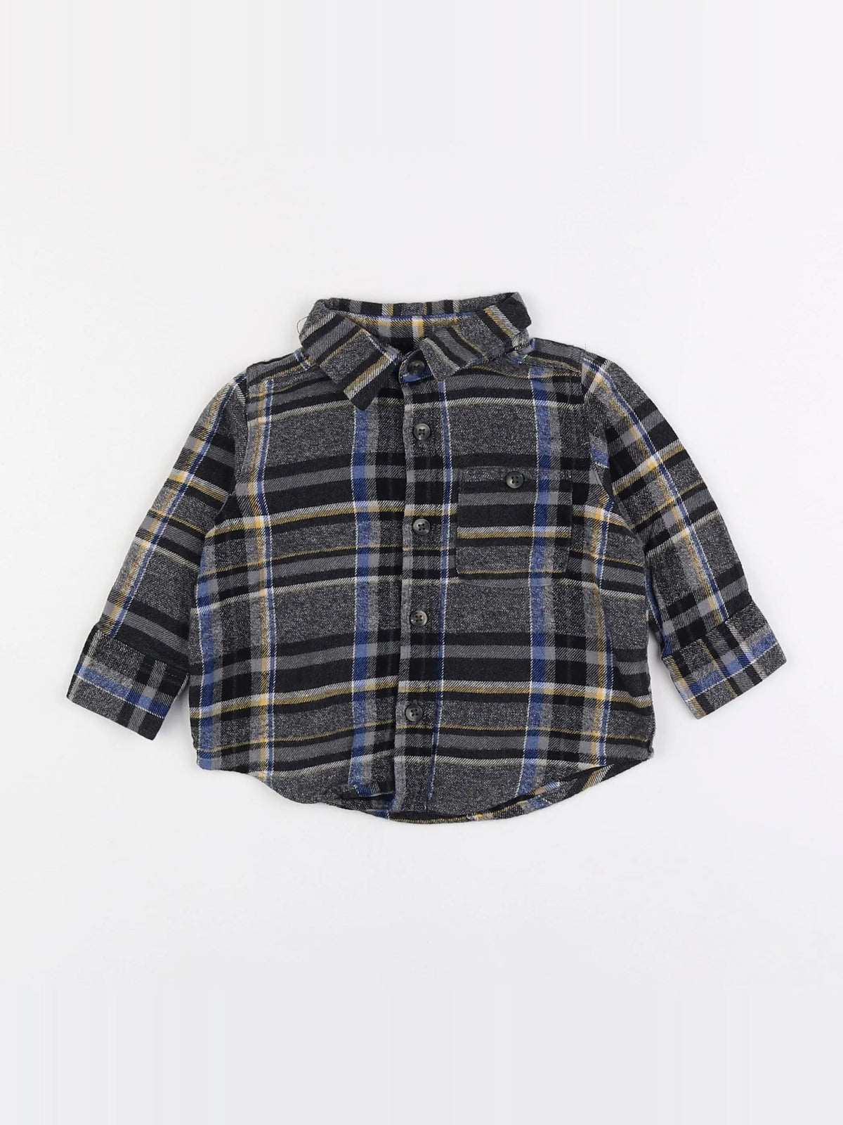 Old Navy - chemise gris - 12/18 mois