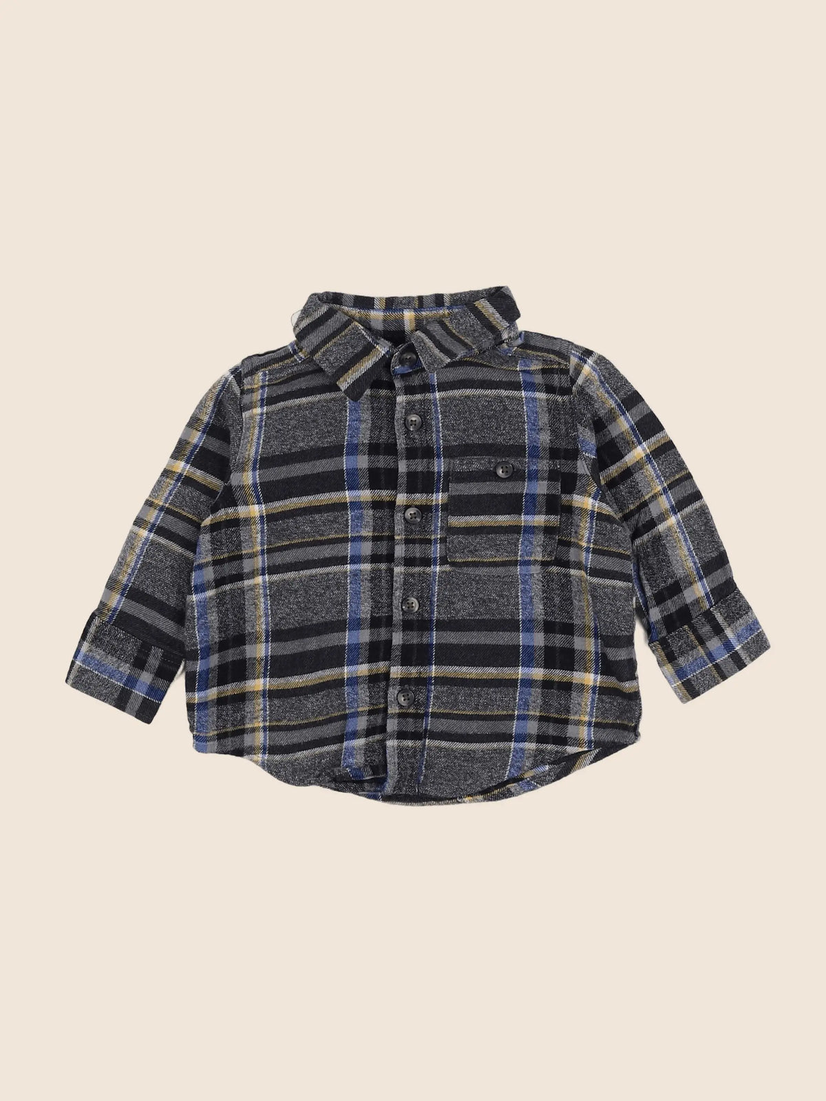 Old Navy - chemise gris - 12/18 mois