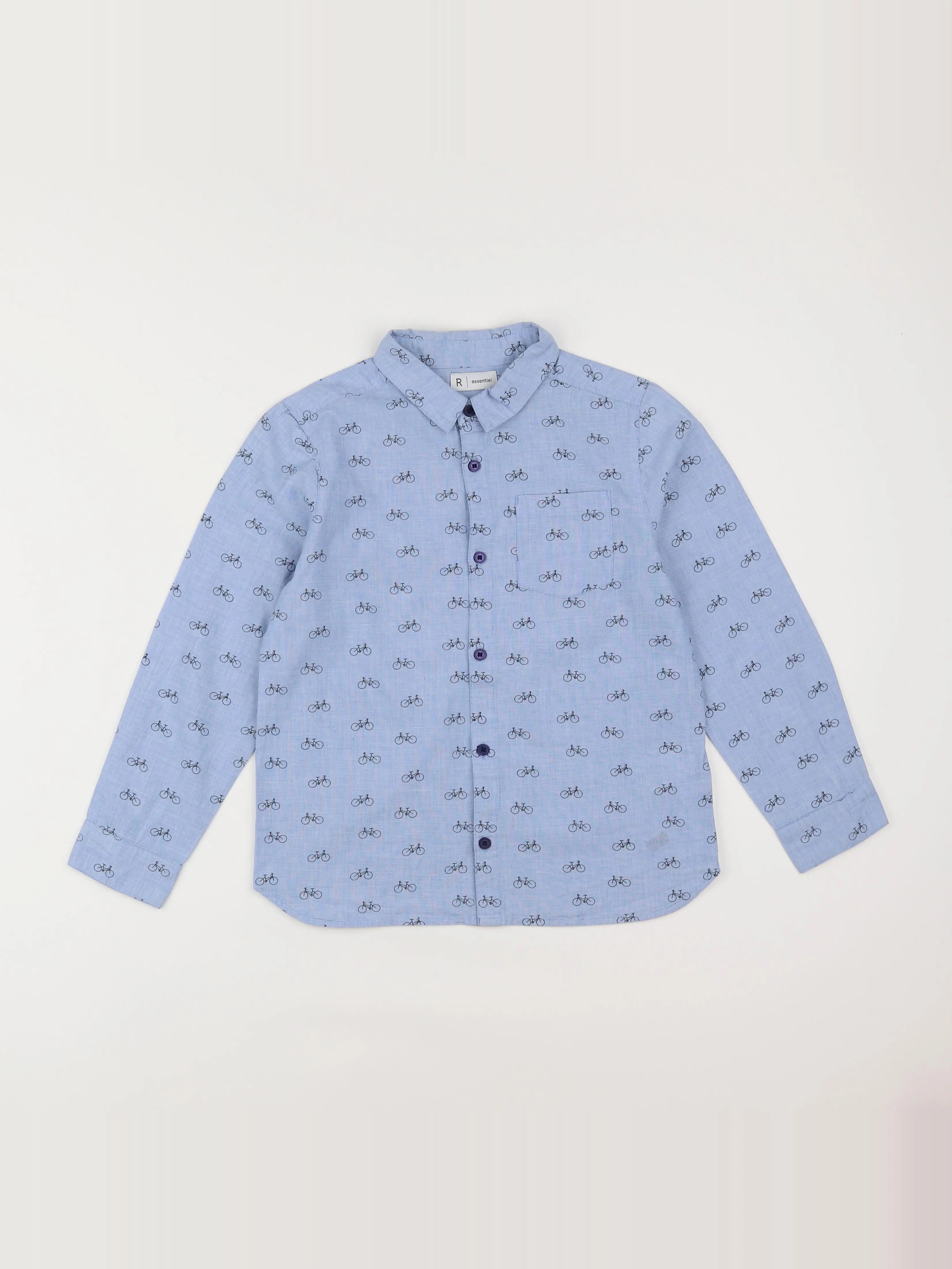 La Redoute - chemise bleu - 8 ans