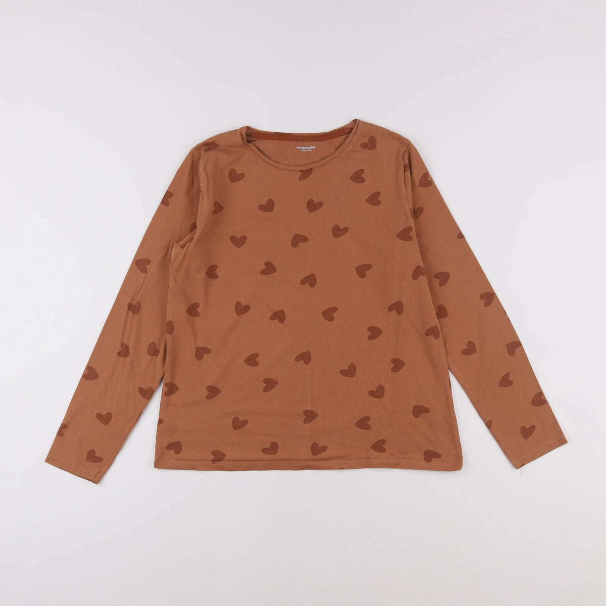 Vertbaudet - tee-shirt marron - 14 ans