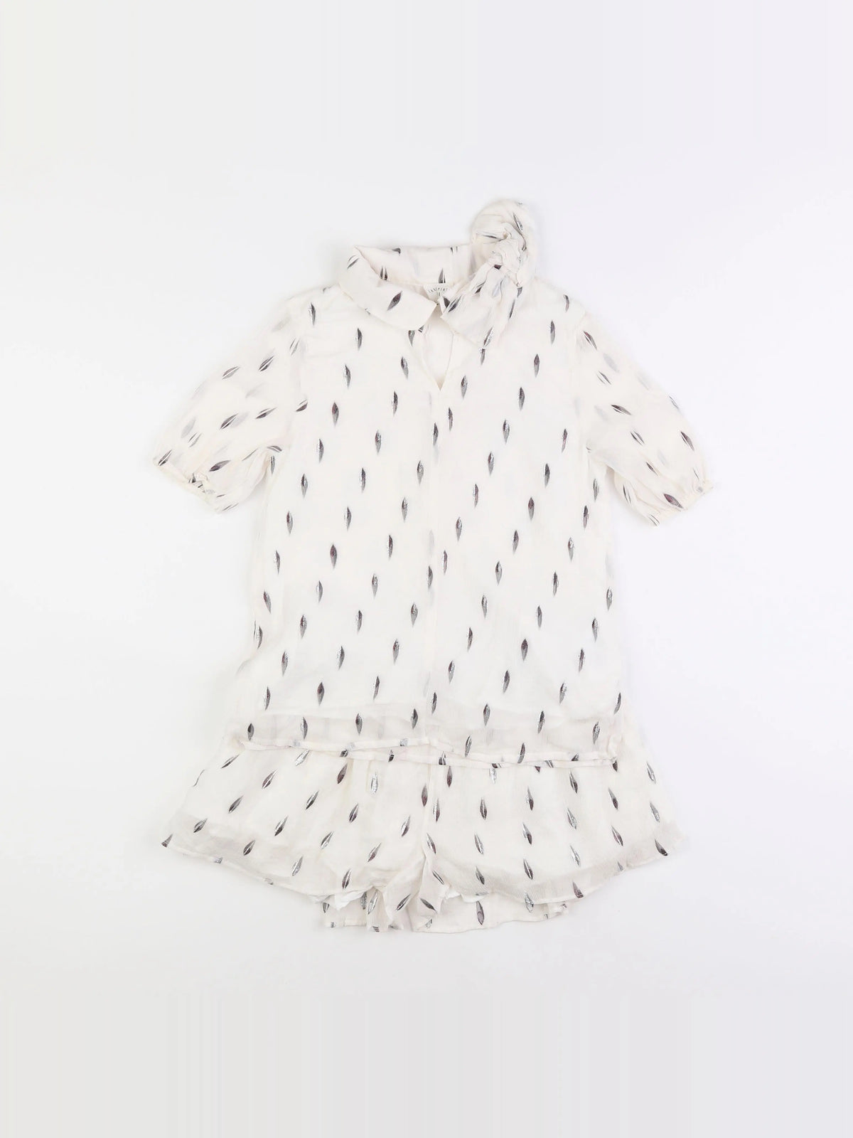 Carrément Beau - ensemble argent, beige - 10/12 ans