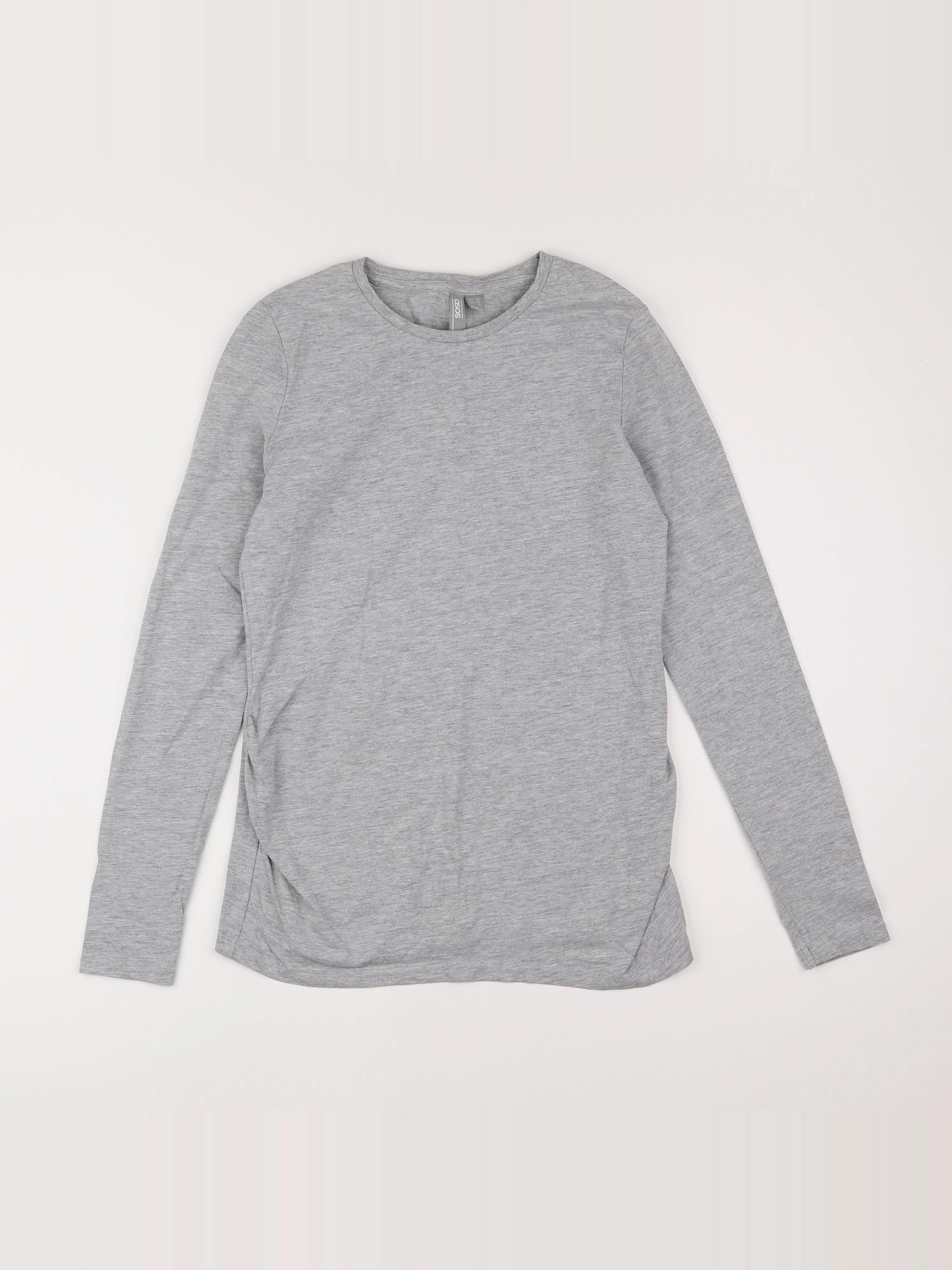 Asos - tee-shirt grossesse gris - 38