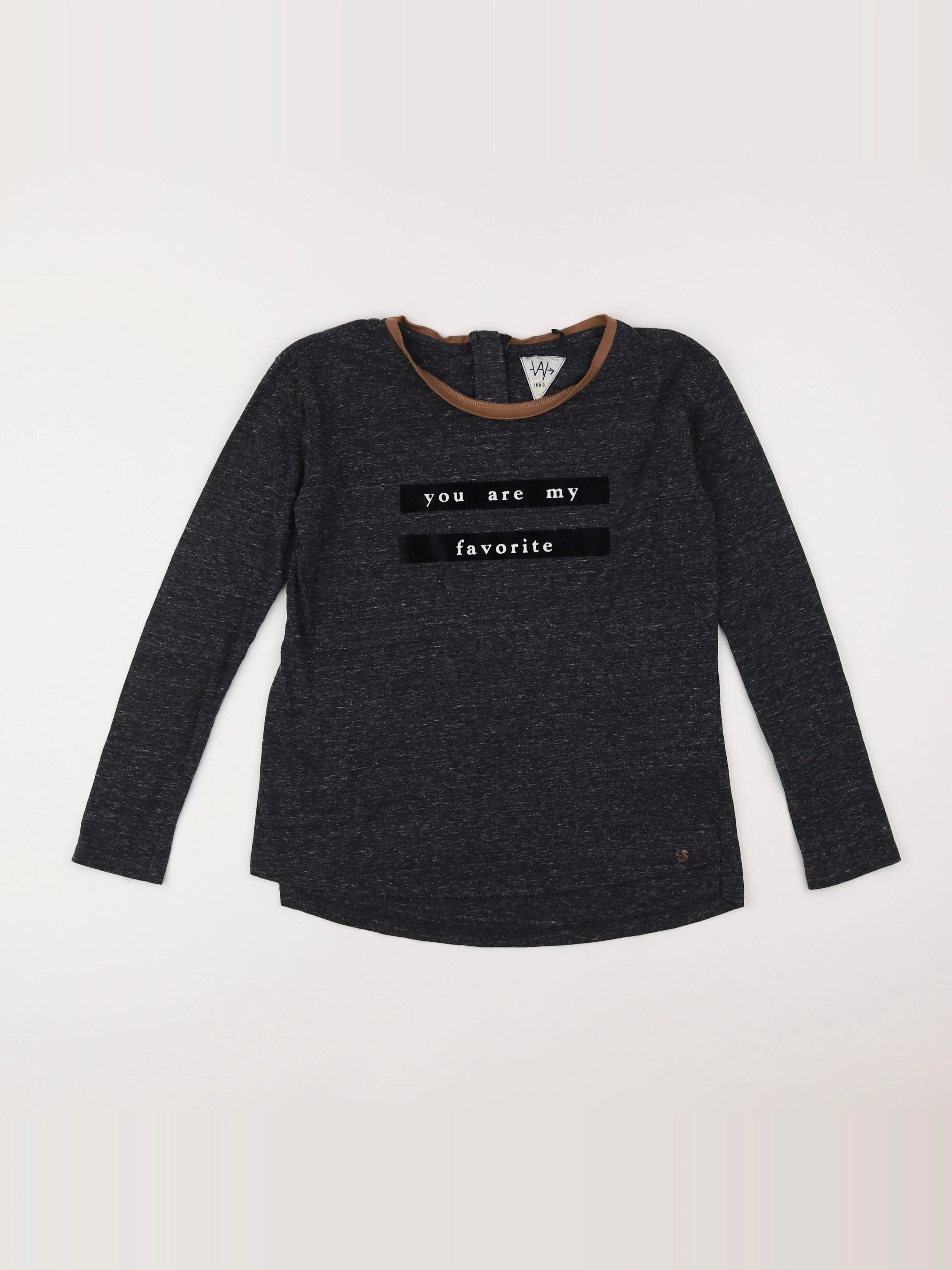 IKKS - tee-shirt gris - 12 ans