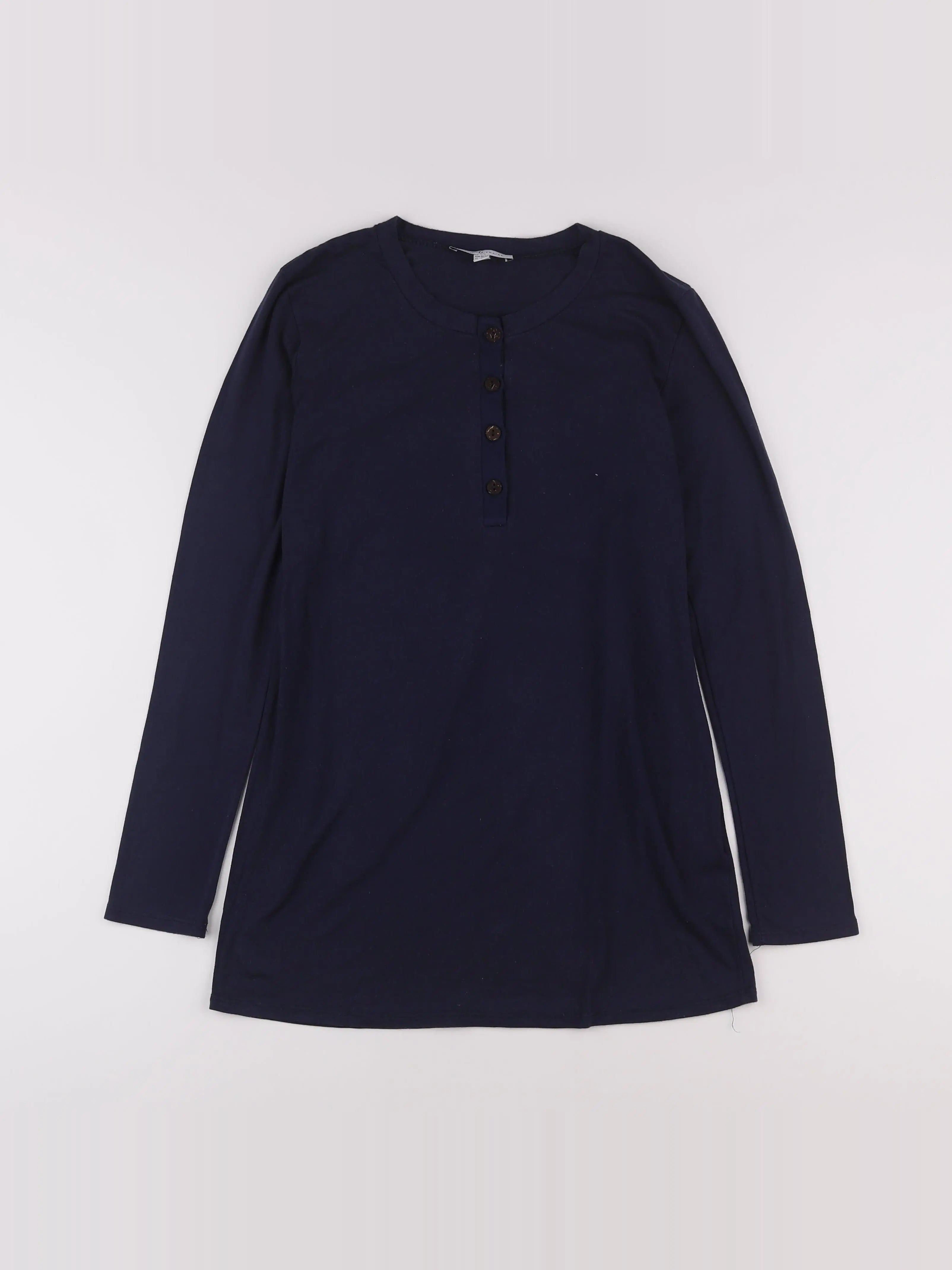 Envie de fraise - tee-shirt grossesse bleu - 38 à 40