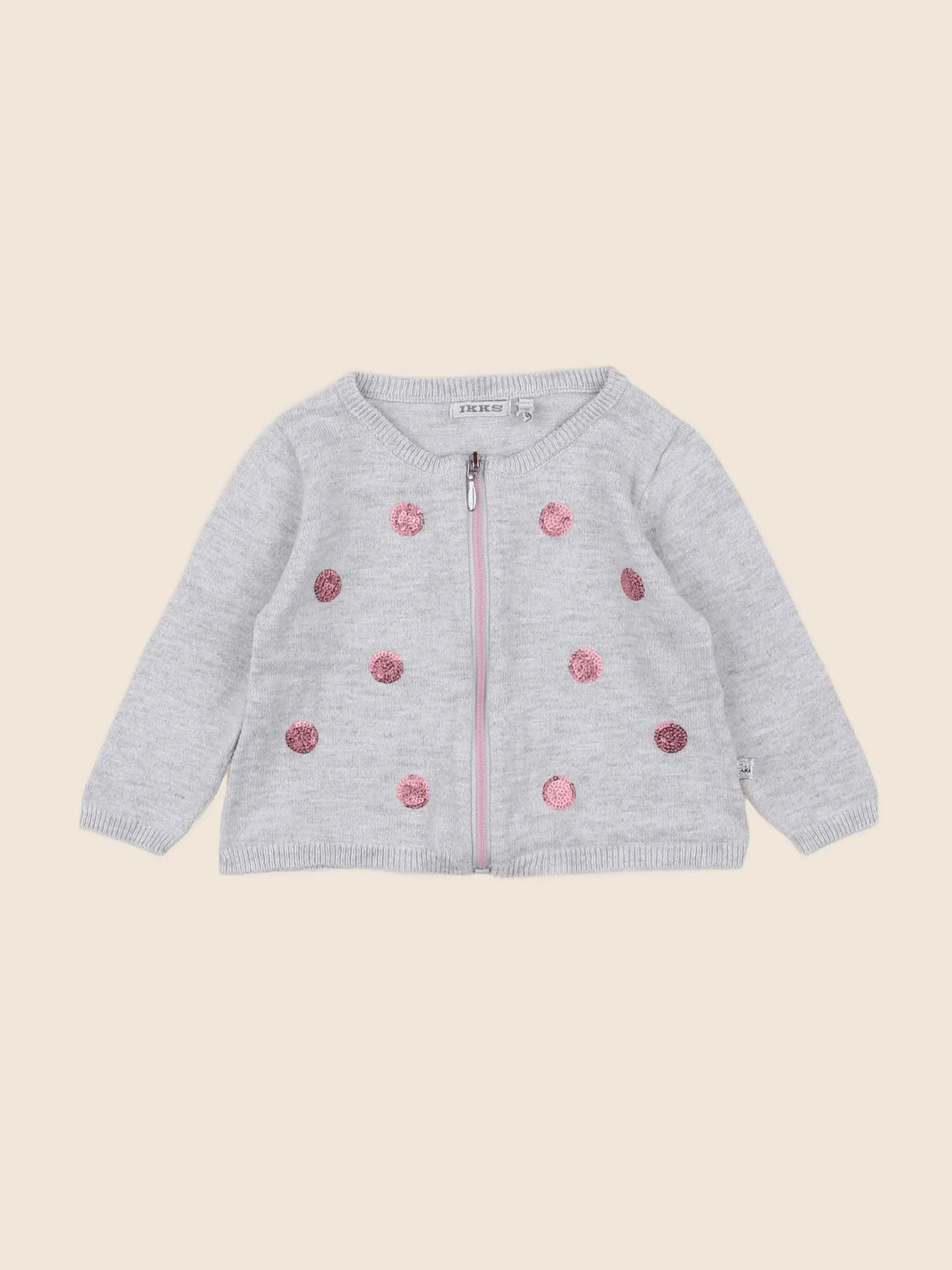 IKKS - gilet gris - 6 mois