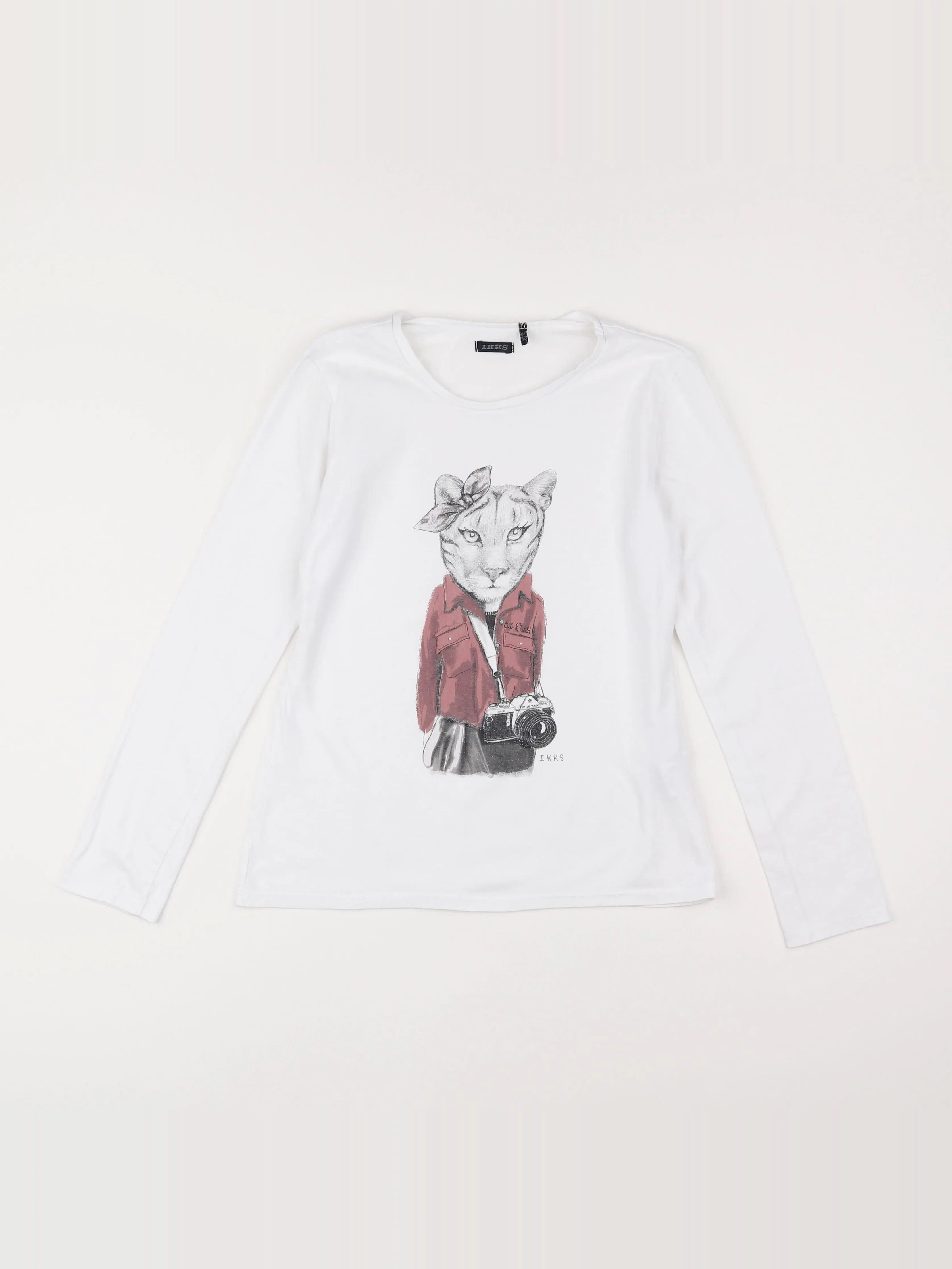 IKKS - tee-shirt blanc - 12 ans