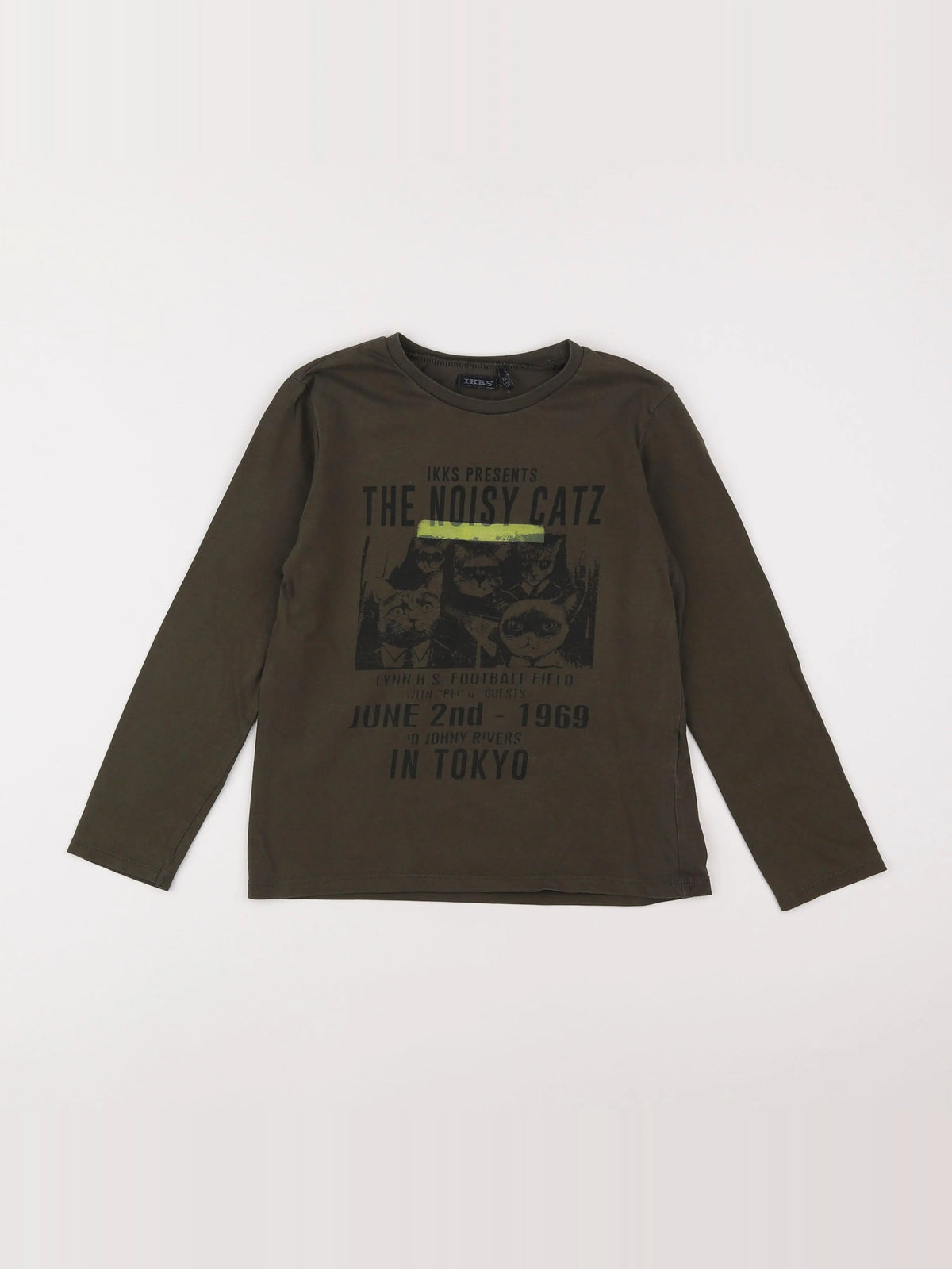 IKKS - tee-shirt vert - 8 ans