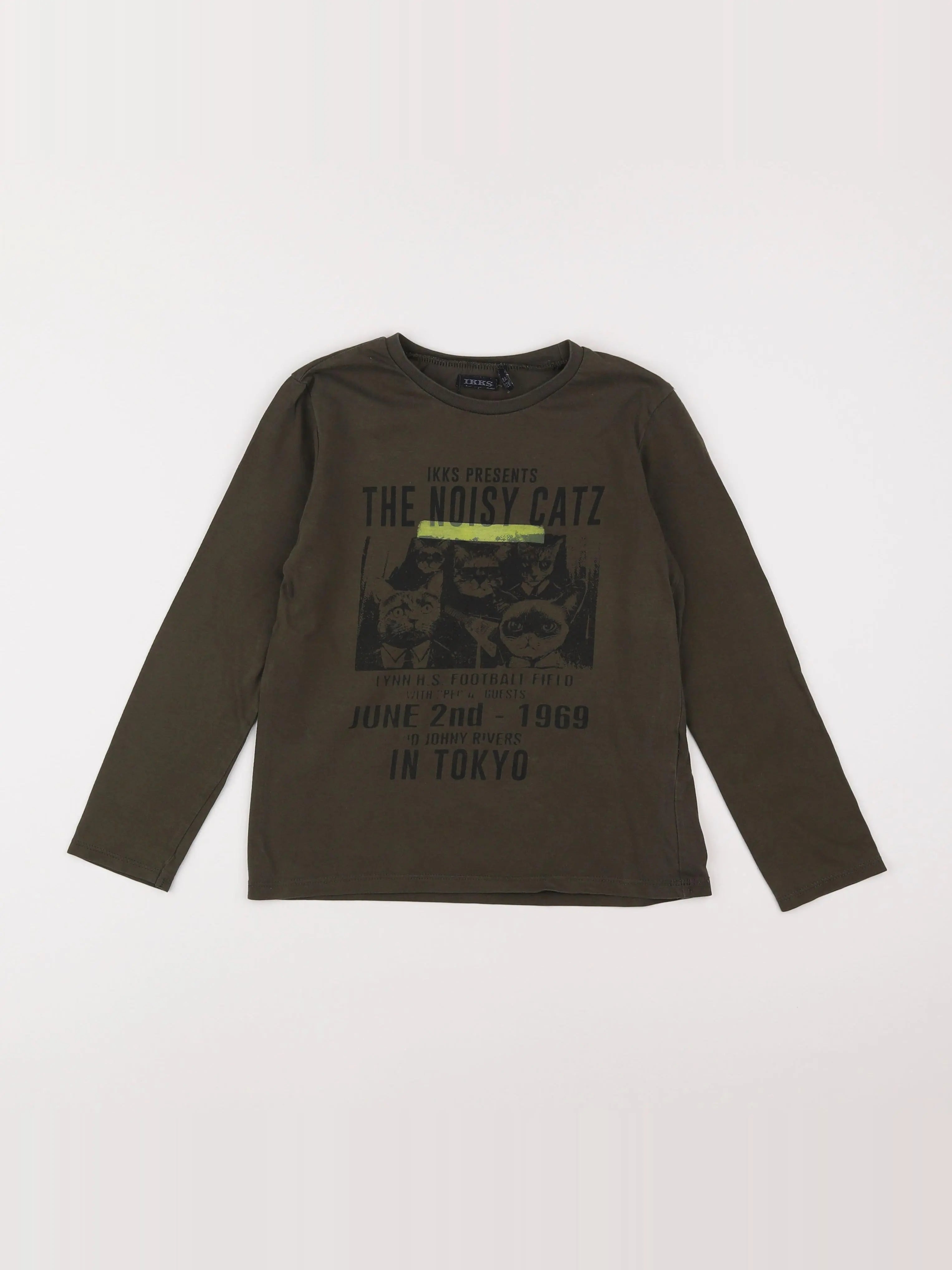 IKKS - tee-shirt vert - 8 ans