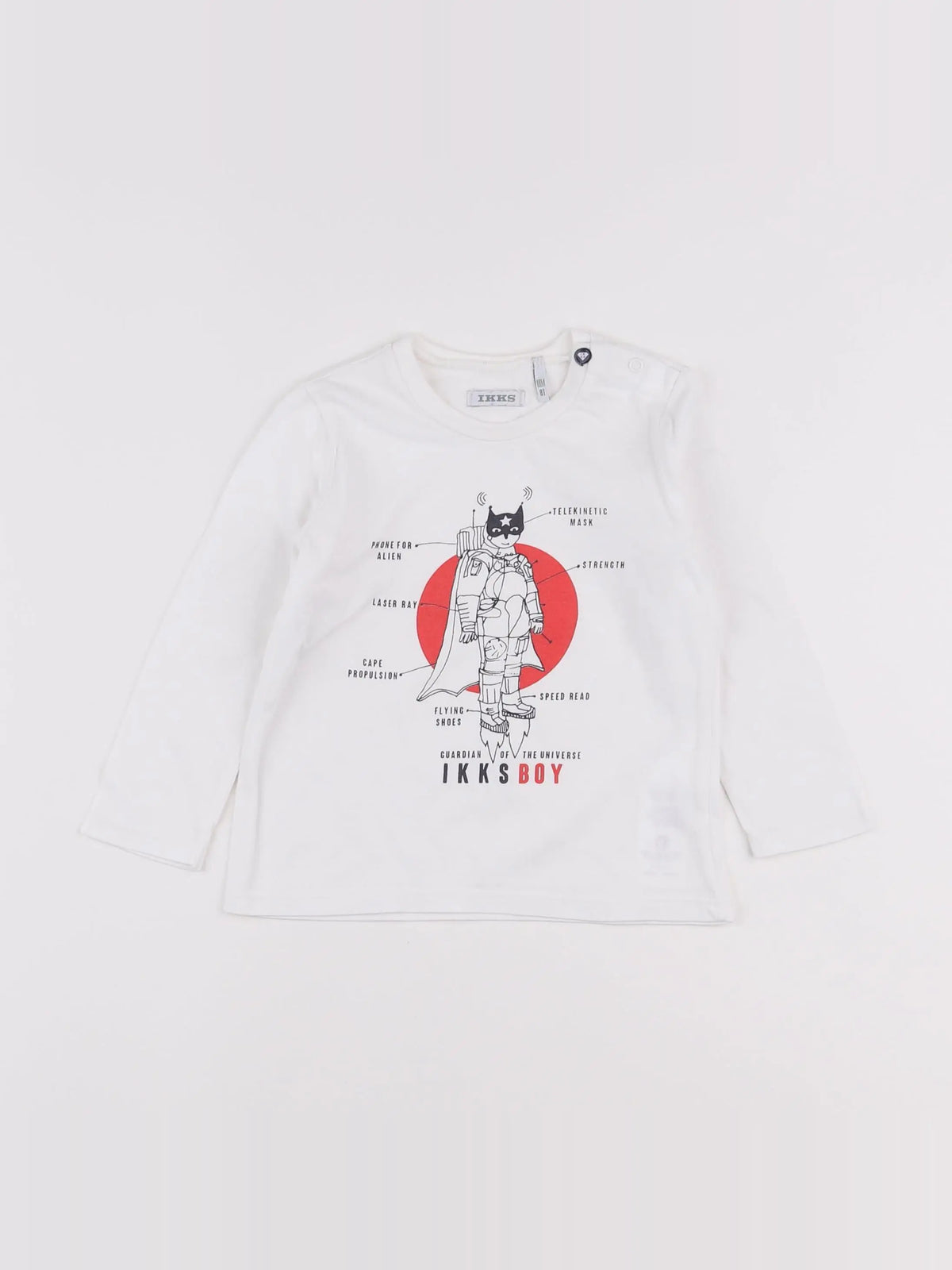 IKKS - tee-shirt blanc - 18 mois