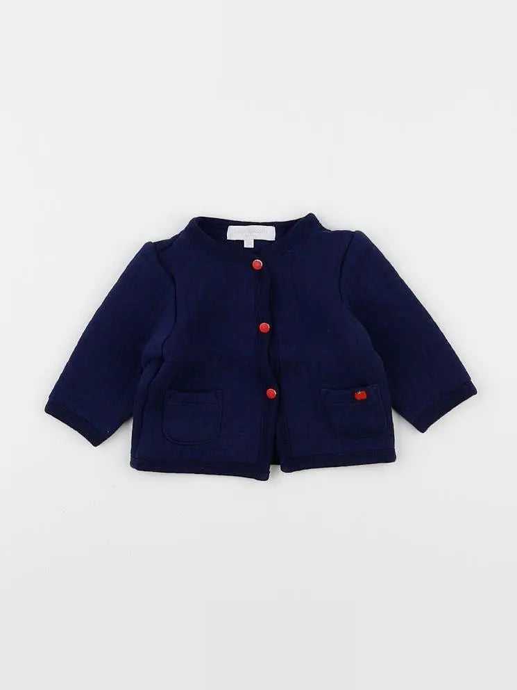 Cadet Rousselle - sweat bleu - 3 mois