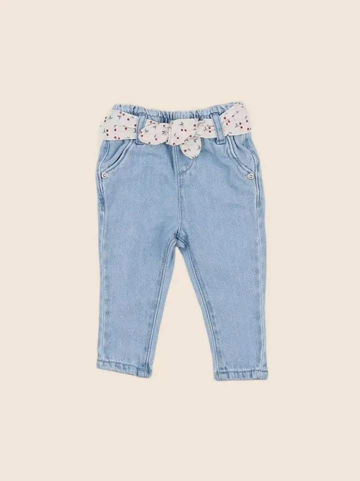 Vertbaudet - pantalon bleu - 3 mois