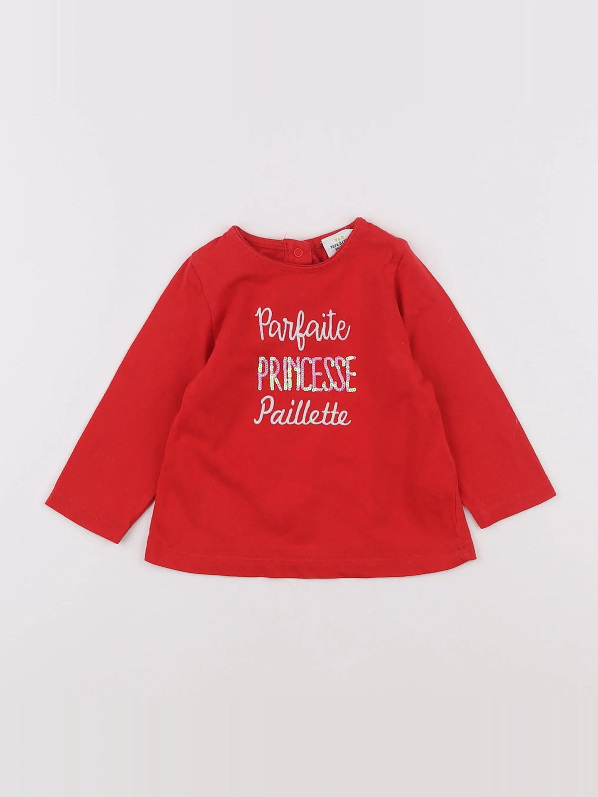 Tape à l'oeil - tee-shirt rouge - 9 mois