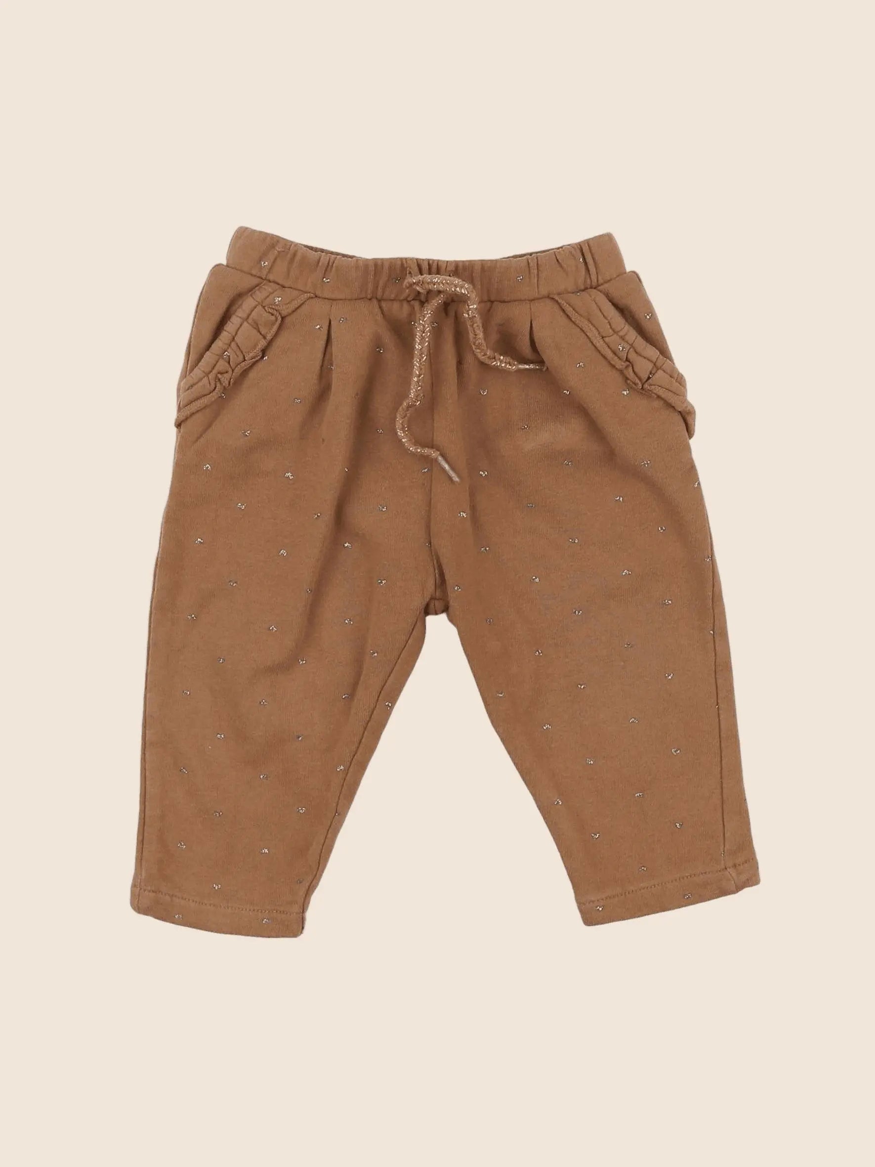 Vertbaudet - jogging marron - 12 mois