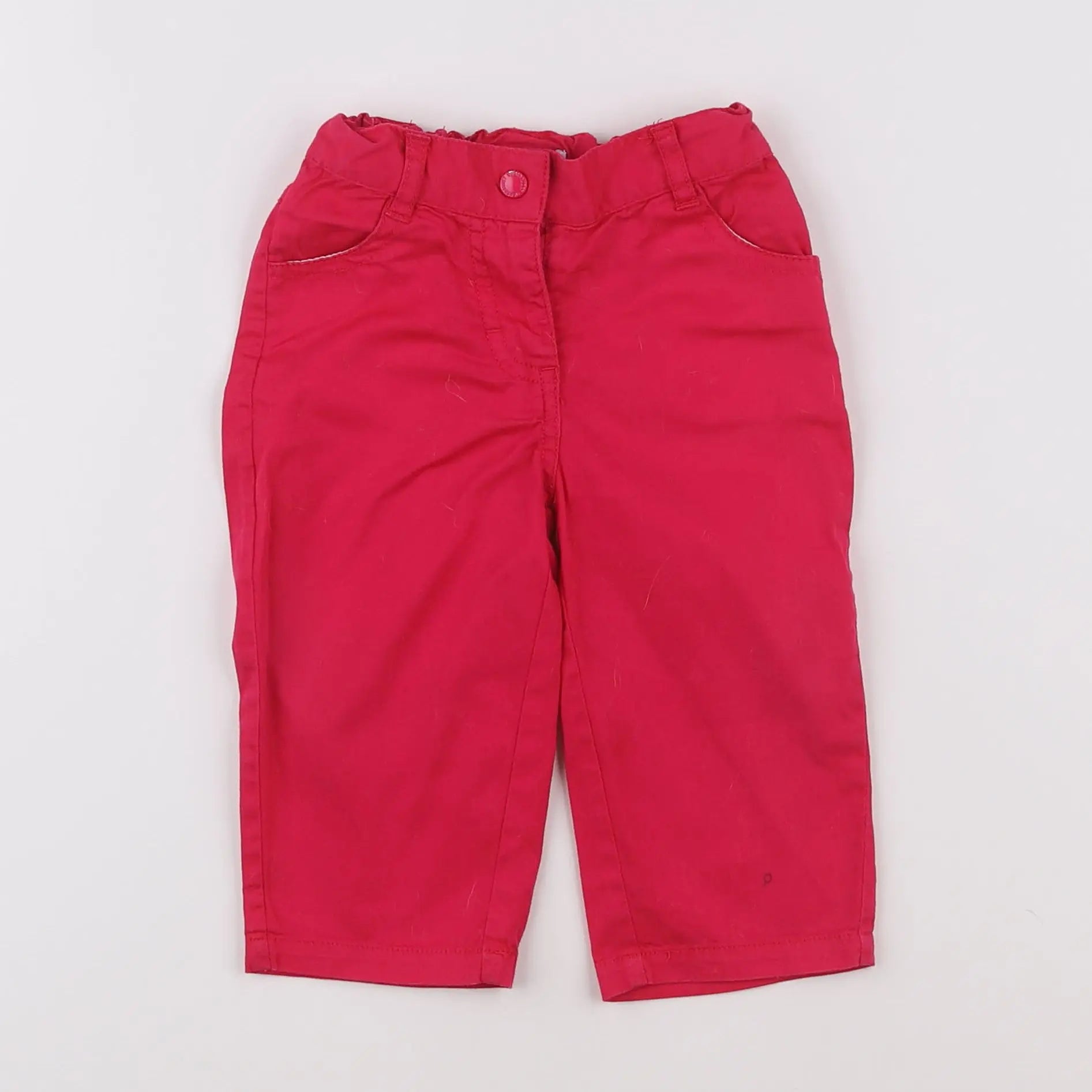 Vertbaudet - pantalon rose - 12 mois