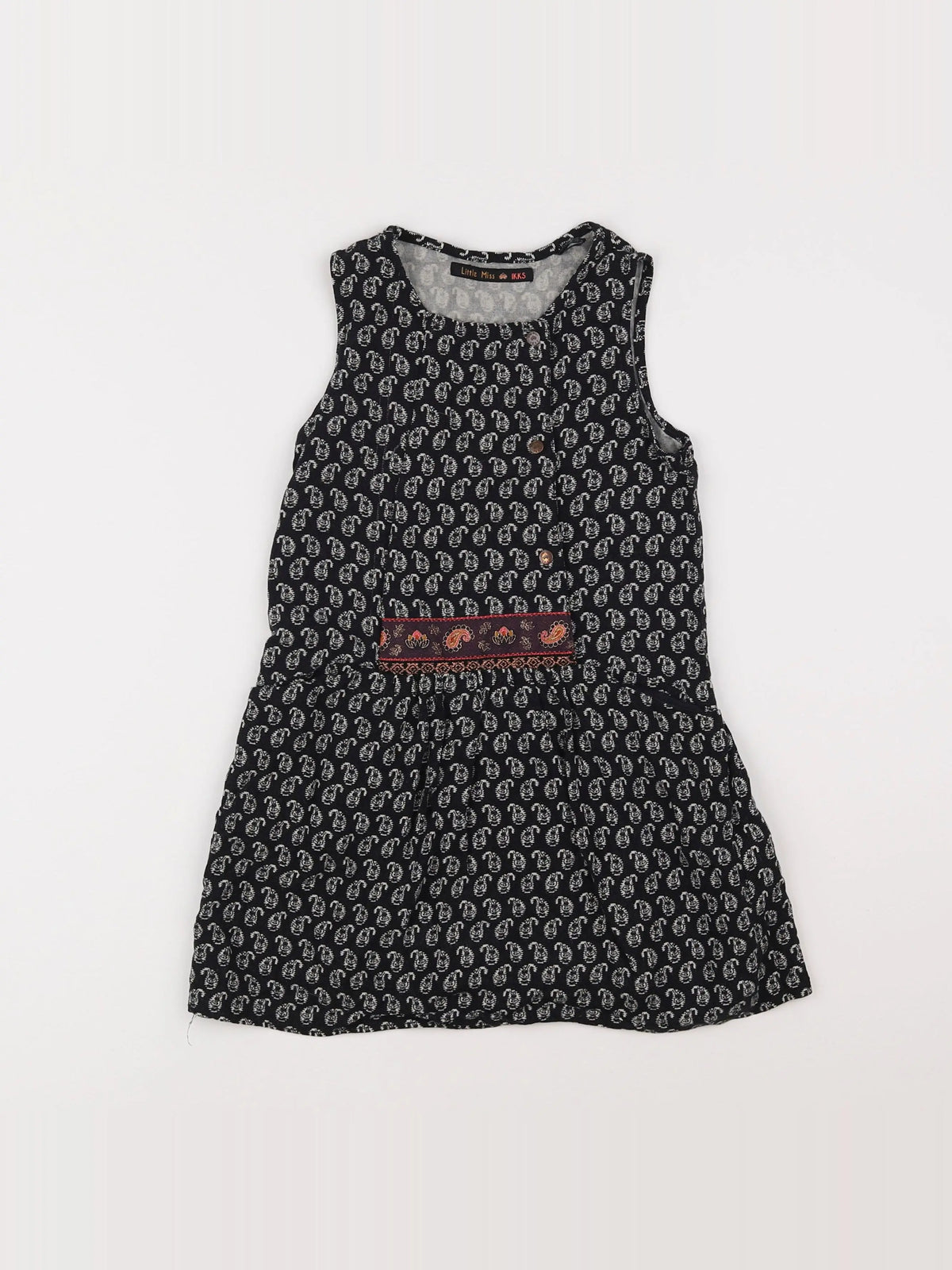 IKKS - robe gris - 6 ans