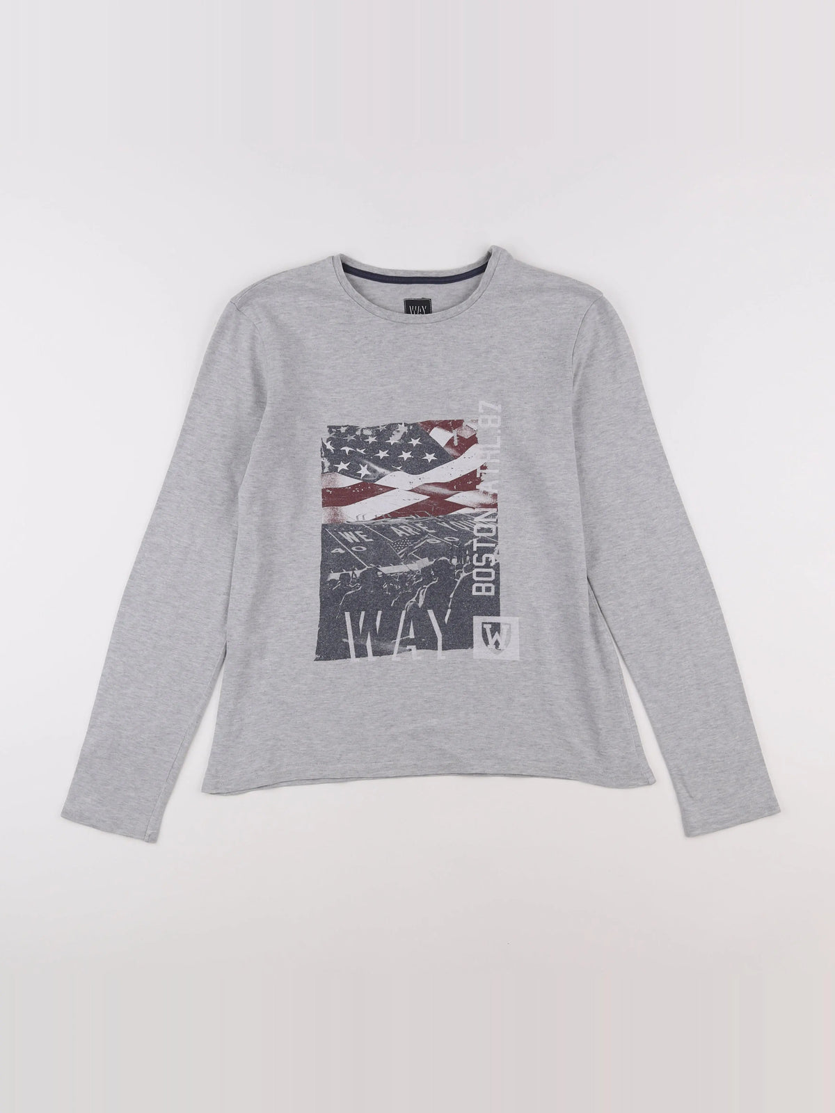 IKKS - tee-shirt gris - 14 ans
