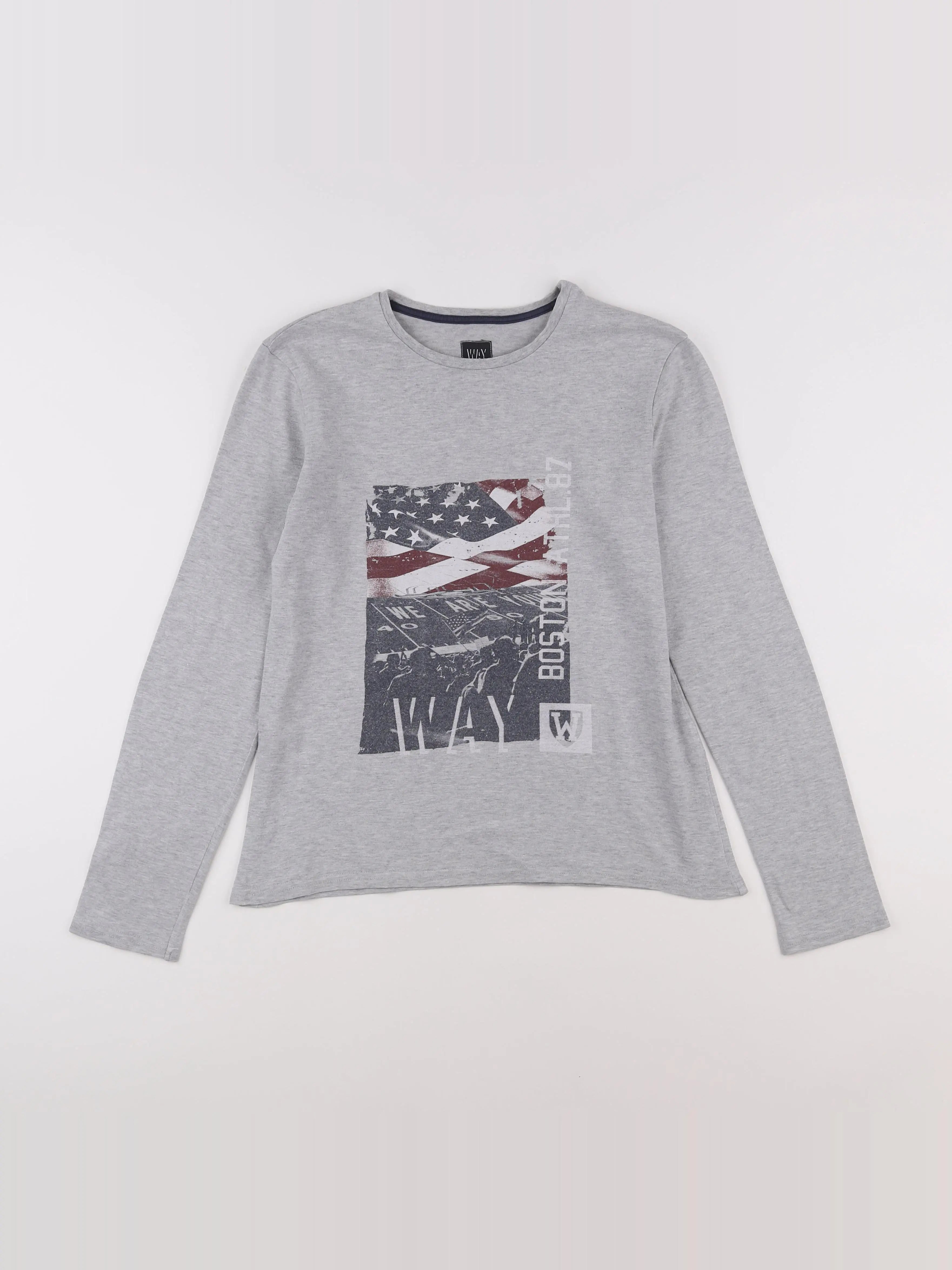 IKKS - tee-shirt gris - 14 ans