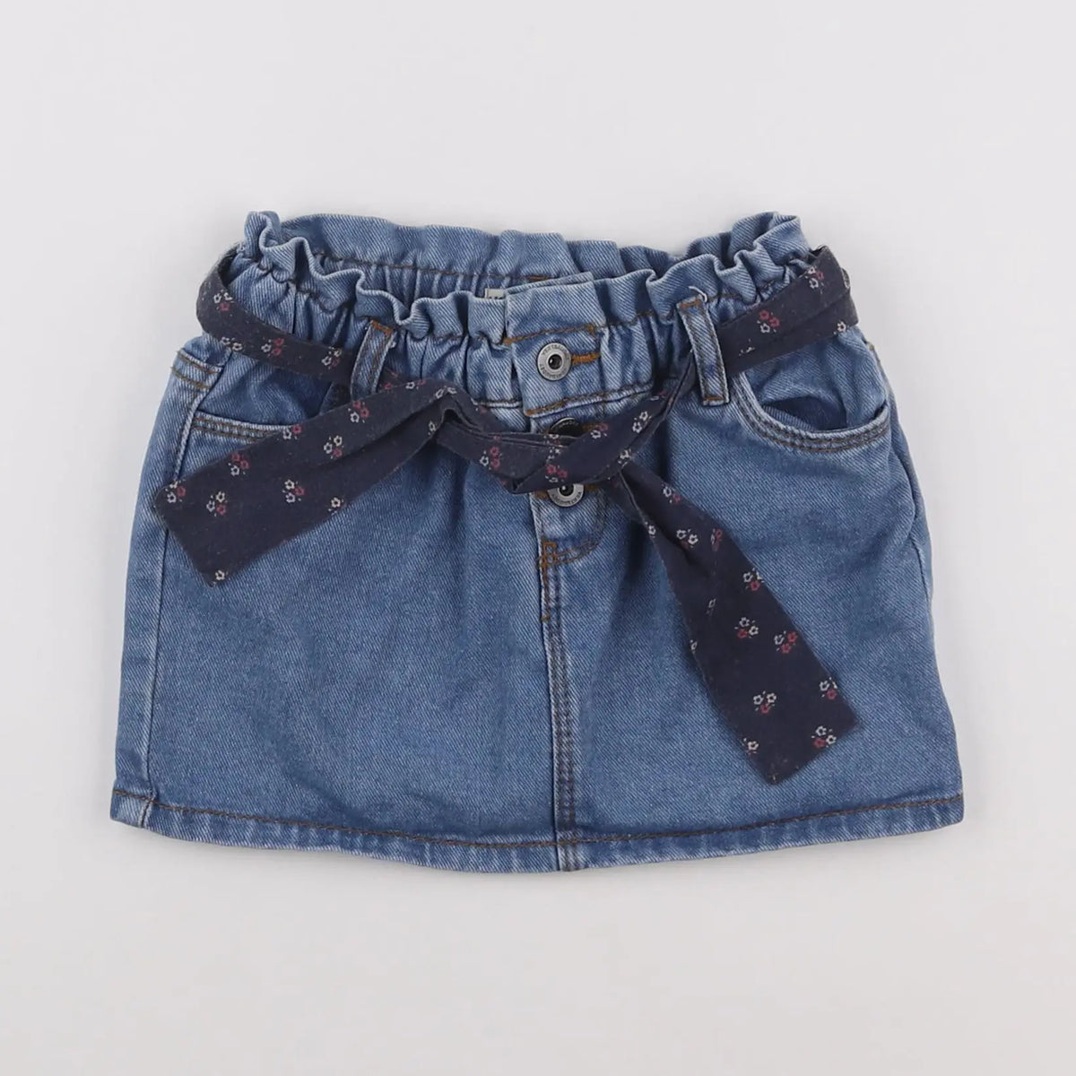 Vertbaudet - jupe bleu - 3 ans