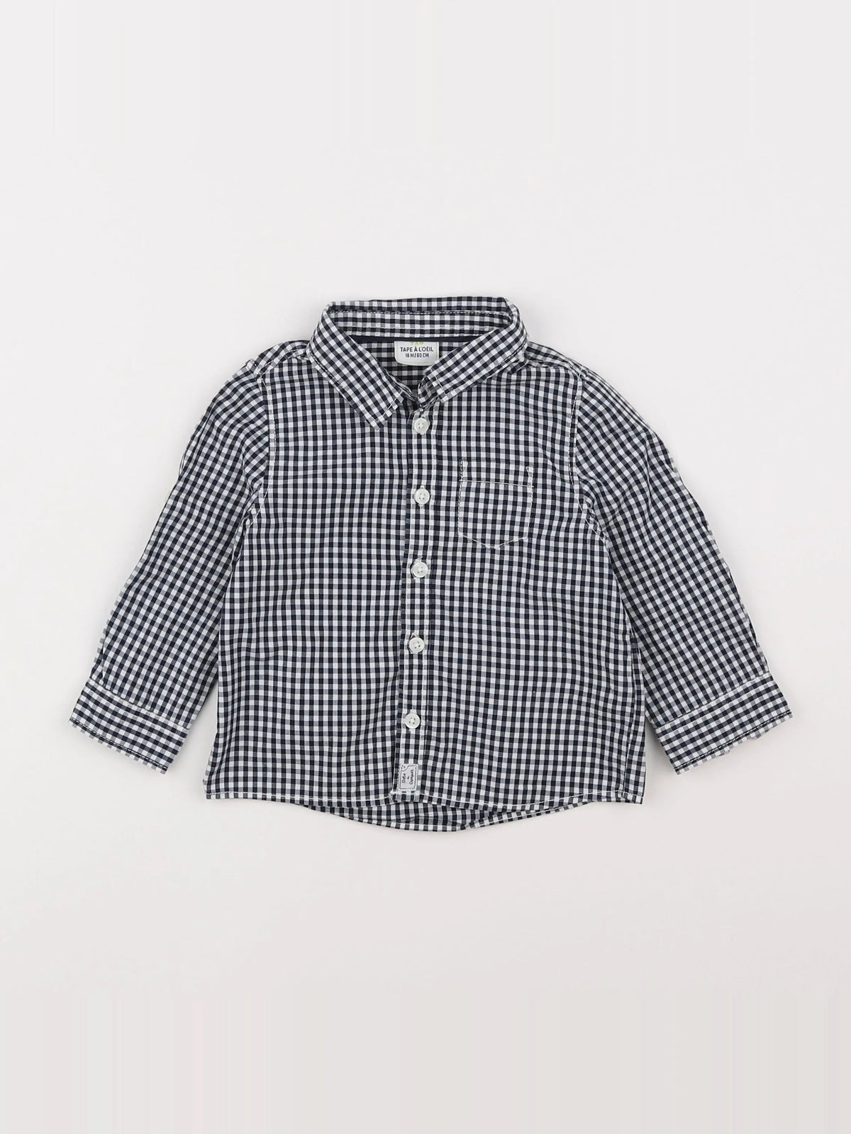 Tape à l'oeil - chemise noir - 18 mois