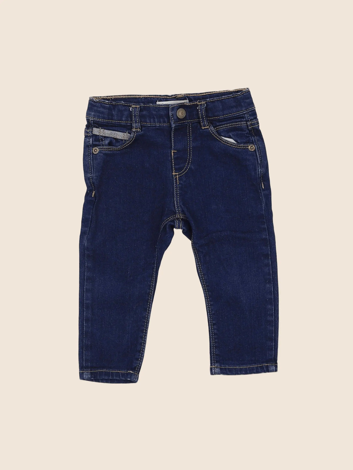 Zara - jean bleu - 9/12 mois