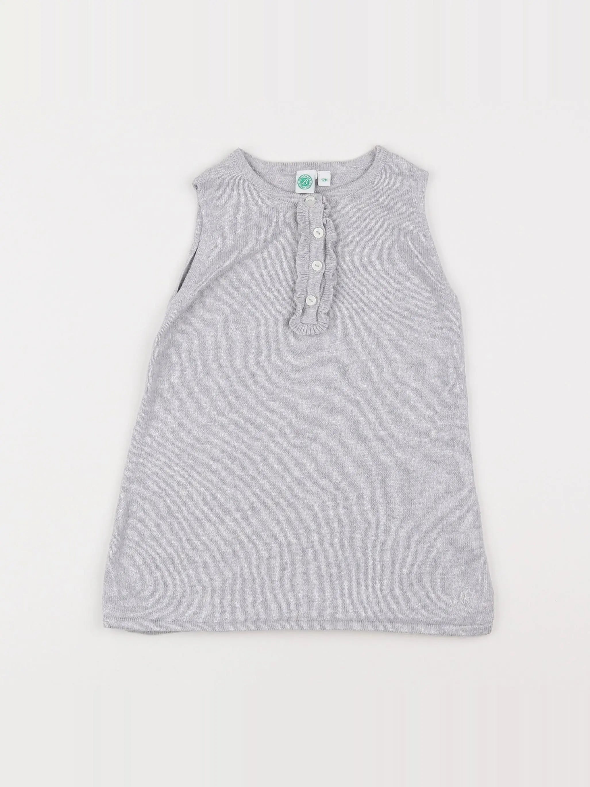 Bouchara - robe gris - 12 mois