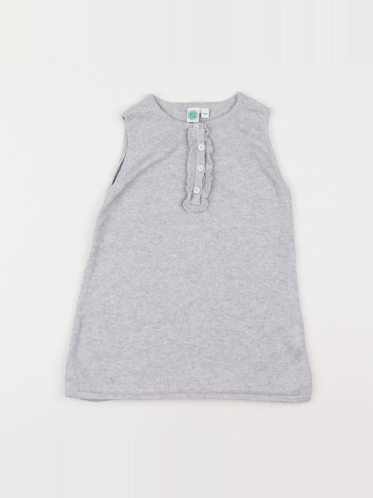 Bouchara - robe gris - 12 mois