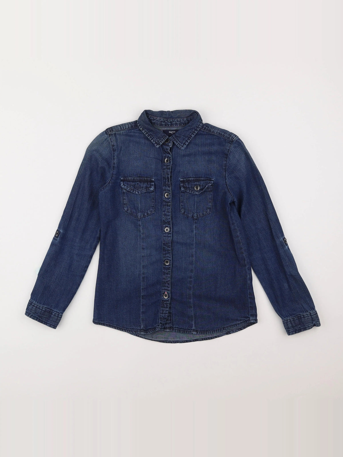 GAP - chemise bleu - 8/9 ans