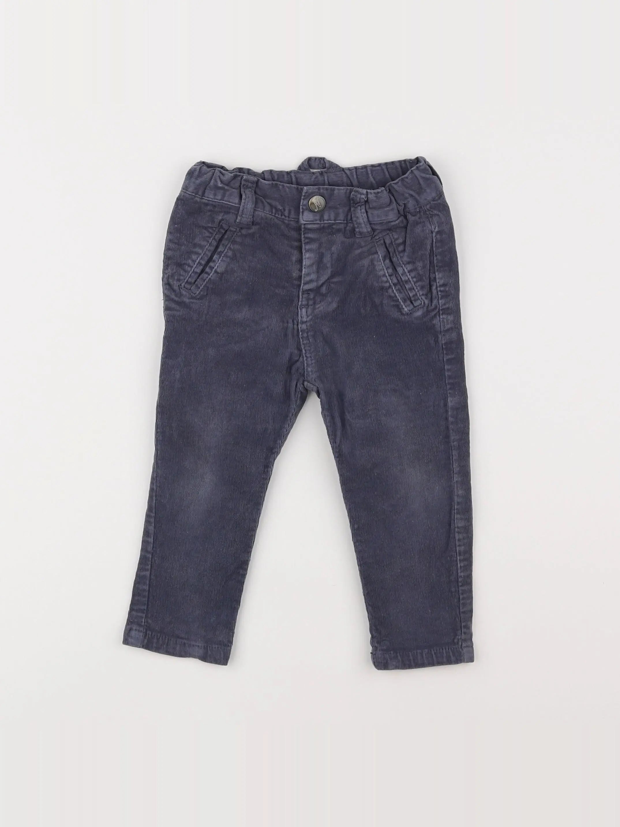 Noukie's - pantalon bleu - 12 mois
