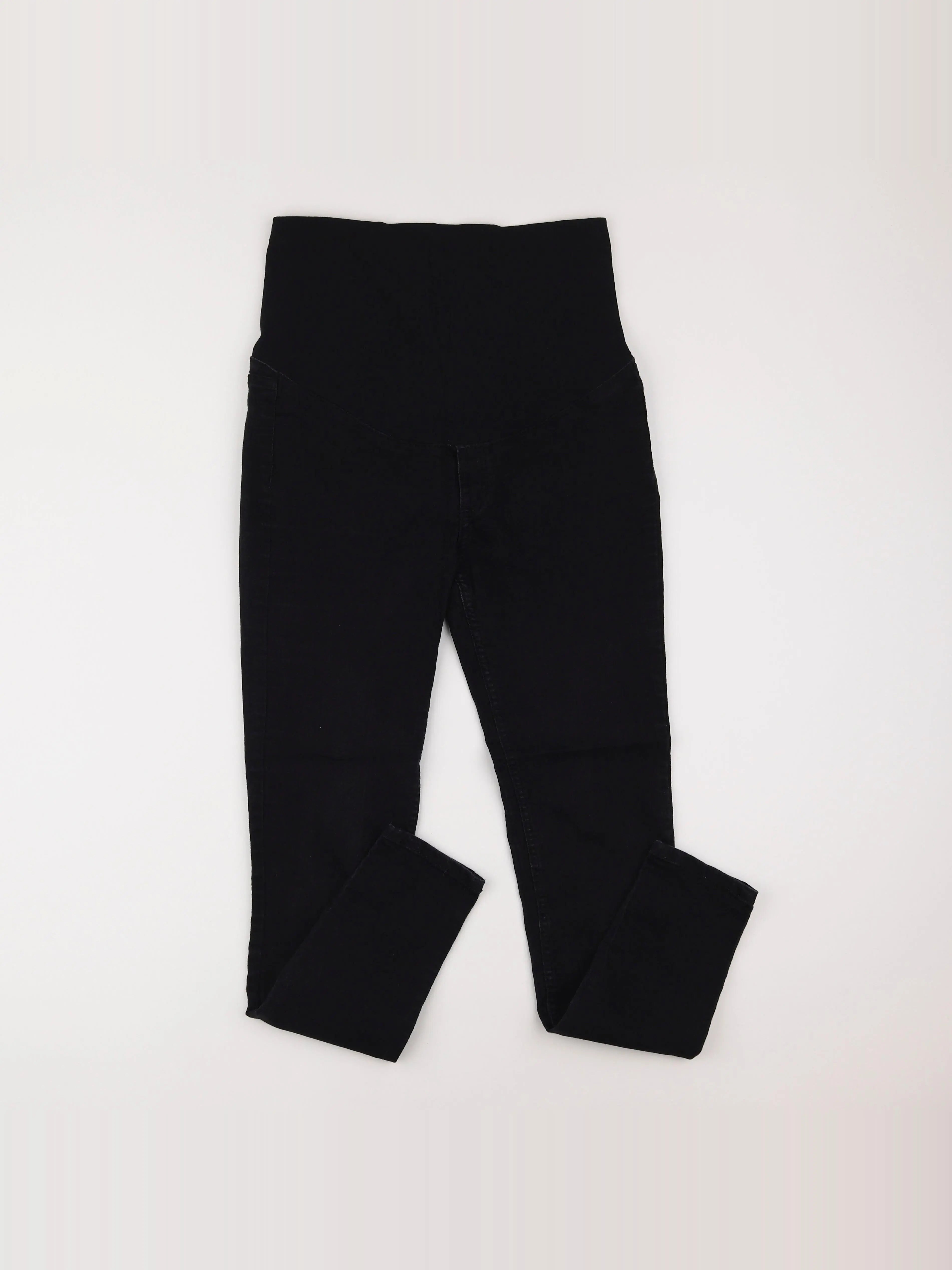 H&M - jean grossesse noir - 40