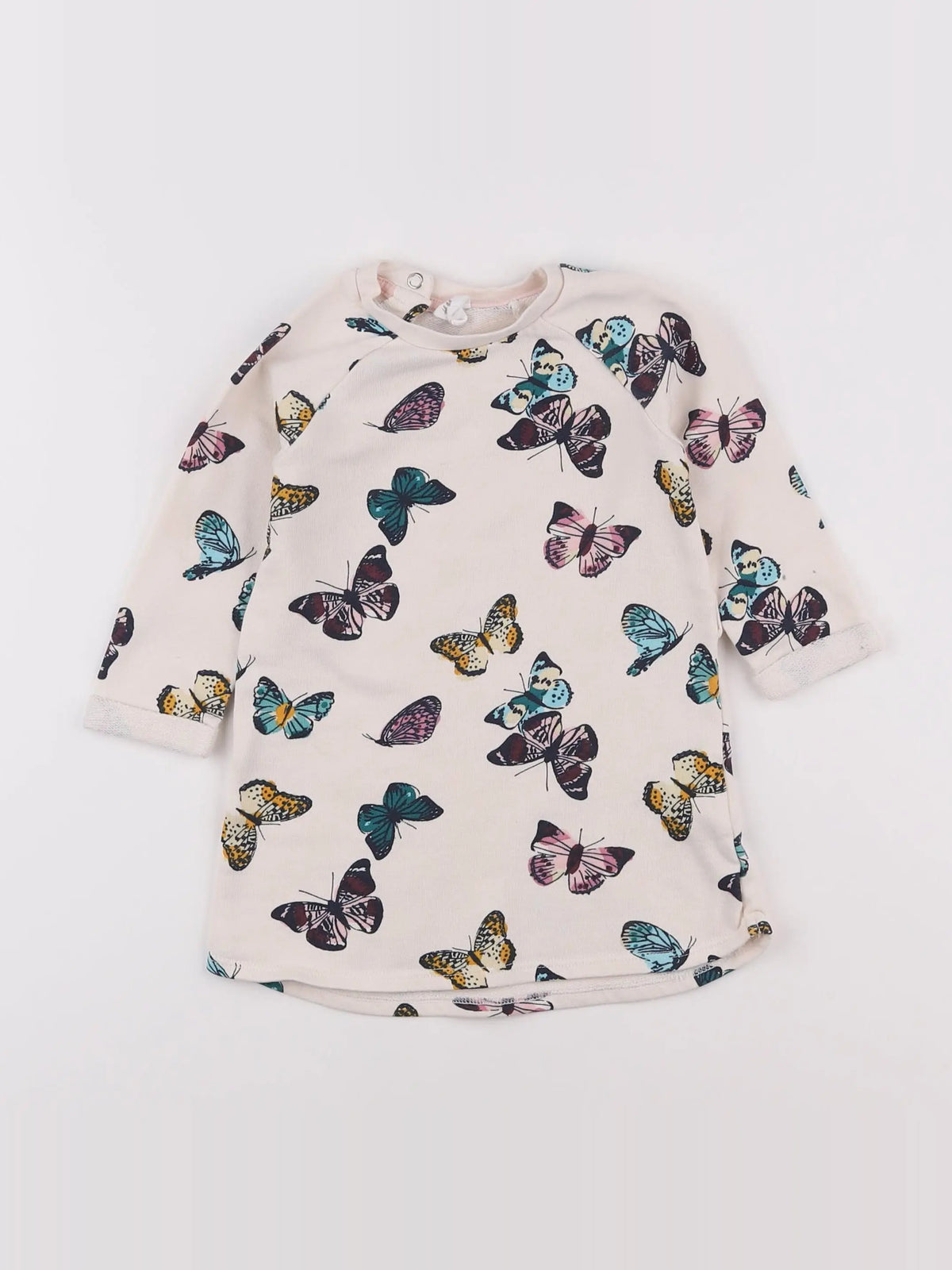 H&M - robe beige - 9/12 mois