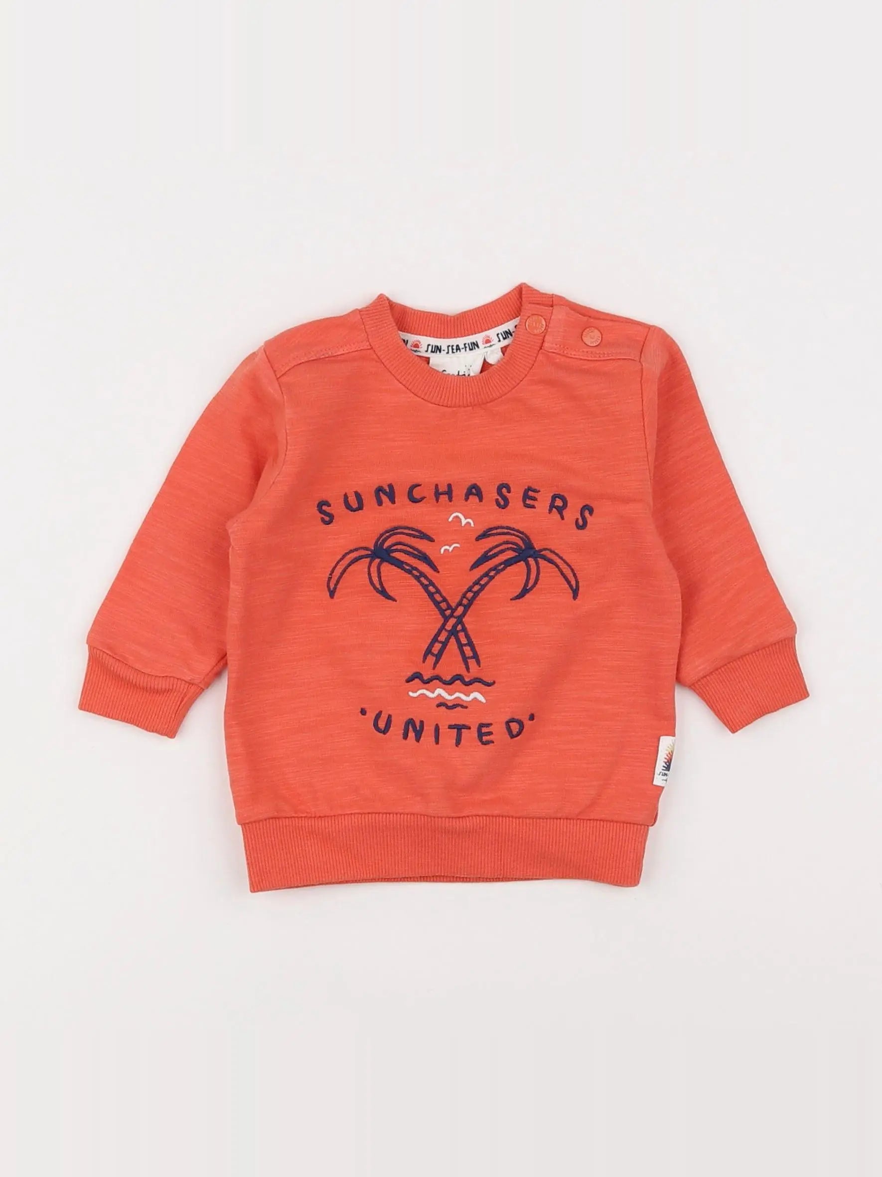 Feetje - sweat orange - 6 mois