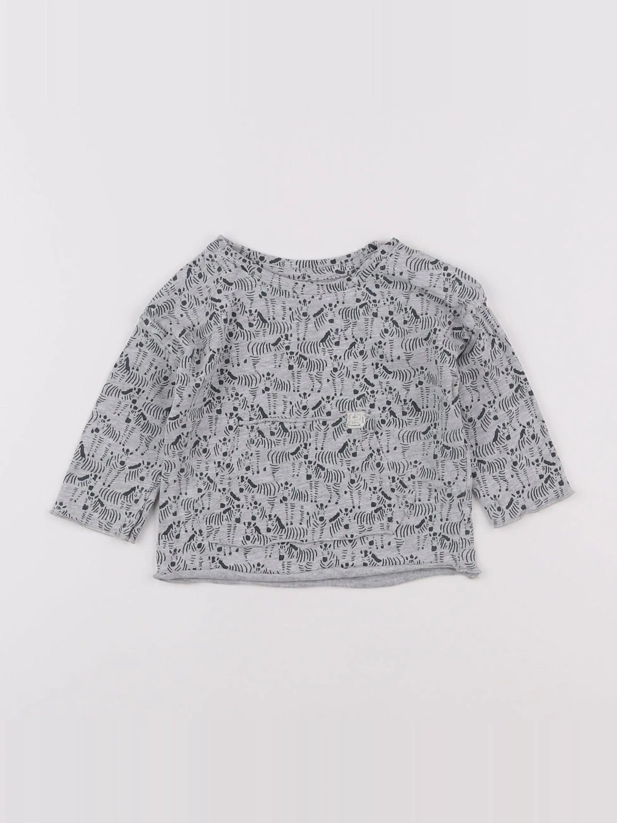 La Redoute - tee-shirt gris - 6 mois