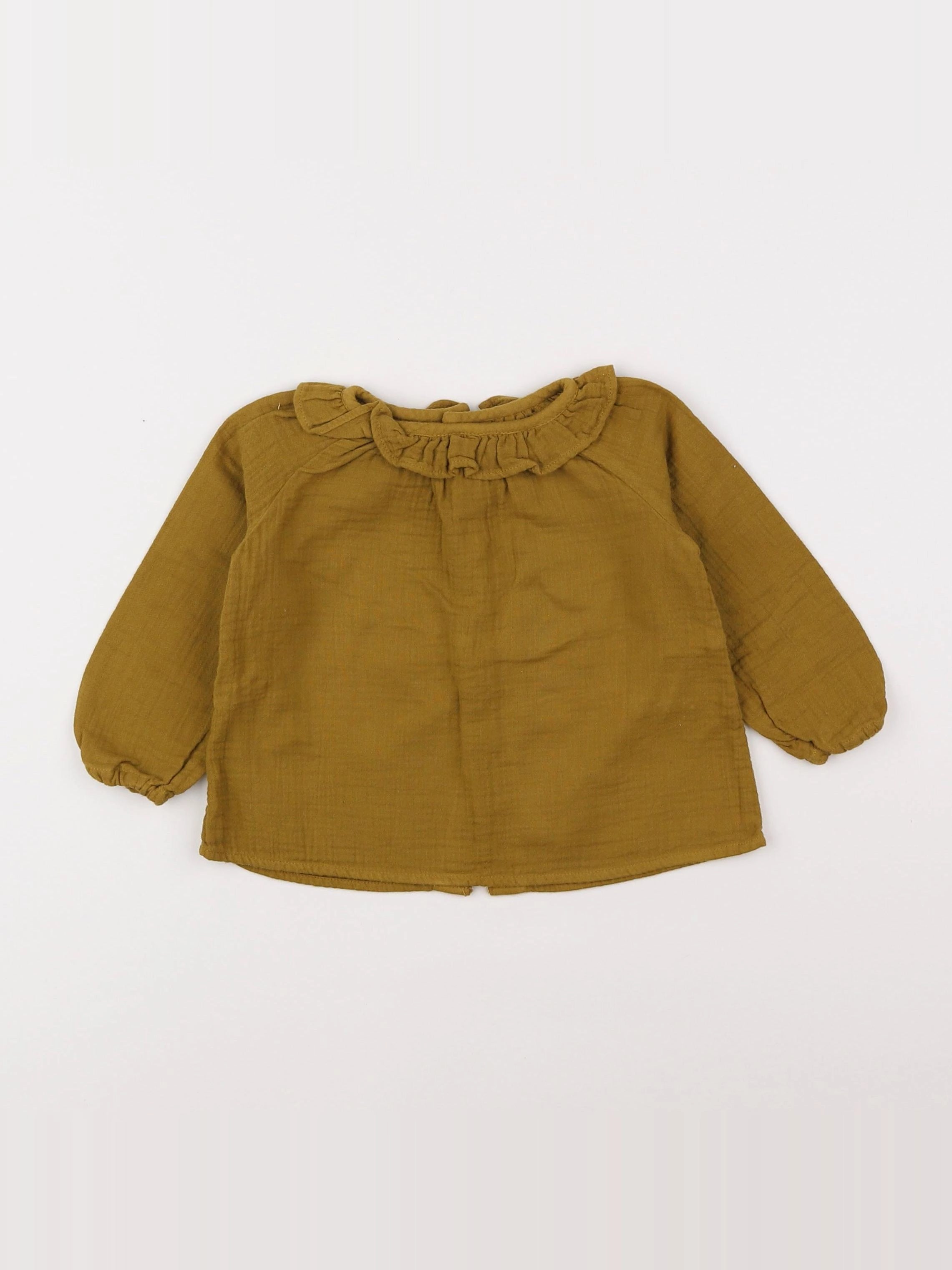 Bonton - blouse vert - 12 mois