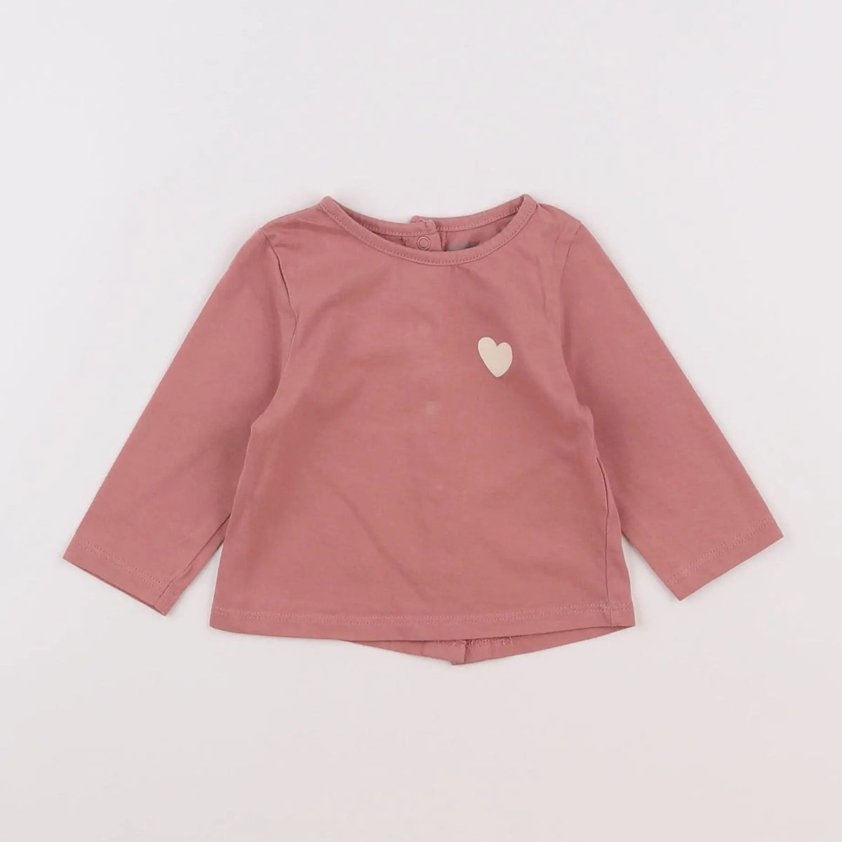 Vertbaudet - tee-shirt rose - 3 mois