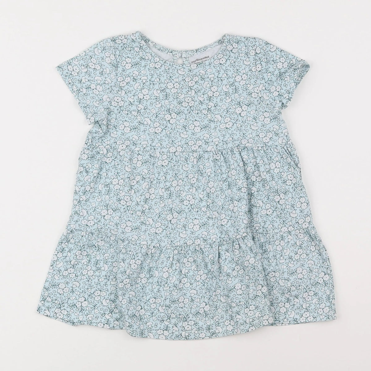 Vertbaudet - robe vert - 3 ans