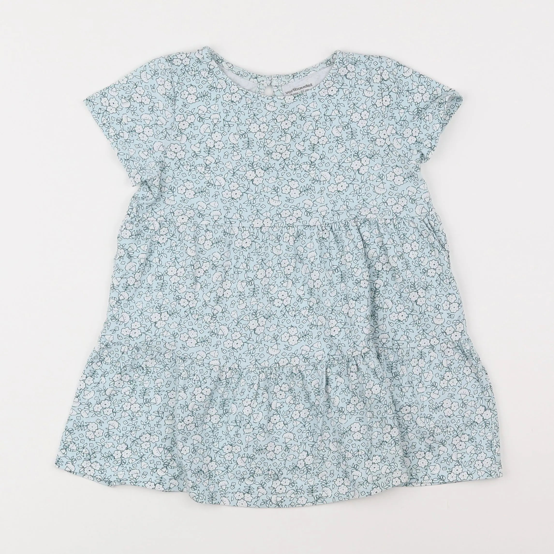 Vertbaudet - robe vert - 3 ans